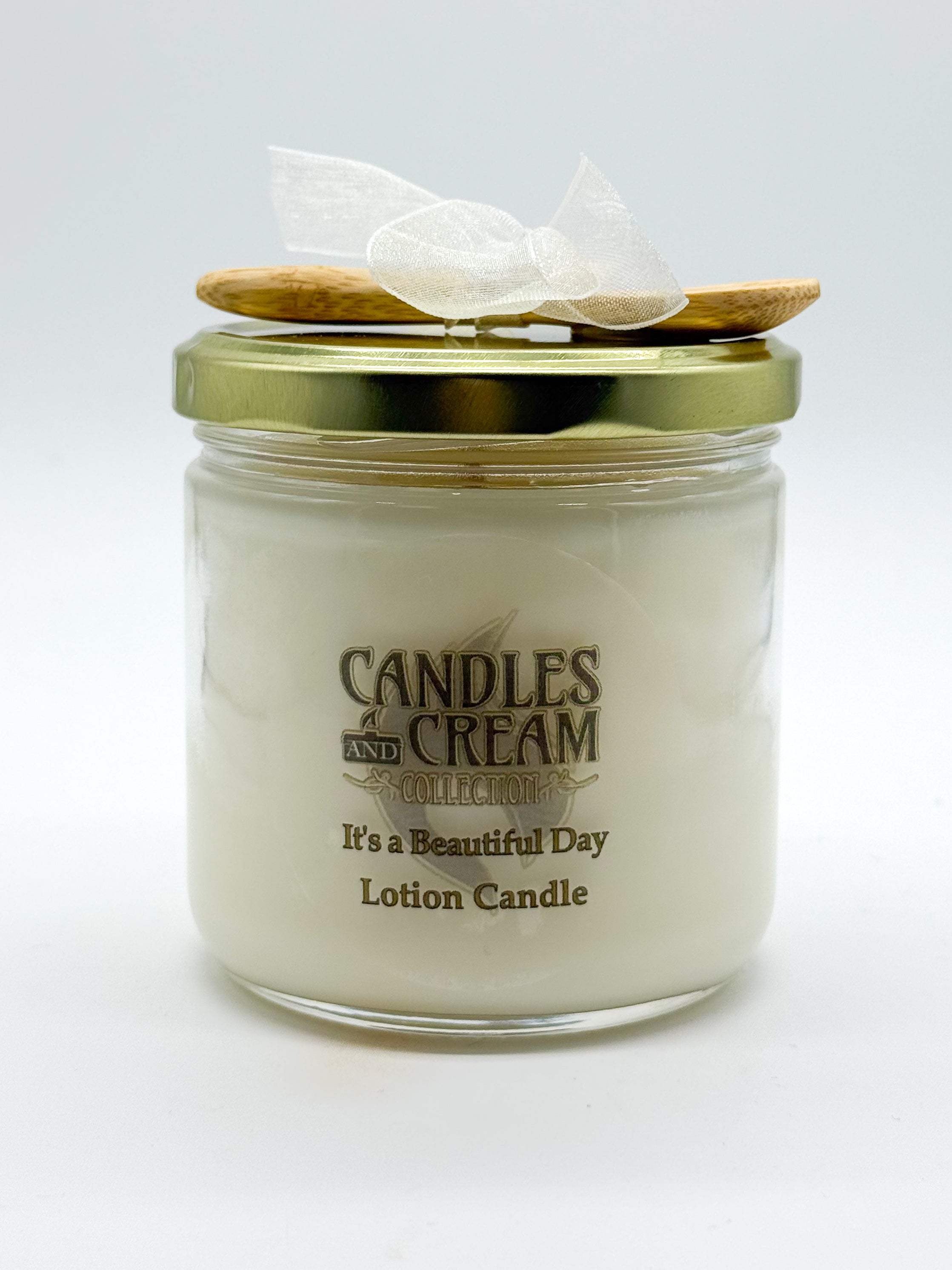 RESTOCK: Lotion Candles and Lotion Melts 10oz Straight - It's A Beautiful Day-340 Other Accessories-Candles And Cream Collection-Heathered Boho Boutique, Women's Fashion and Accessories in Palmetto, FL