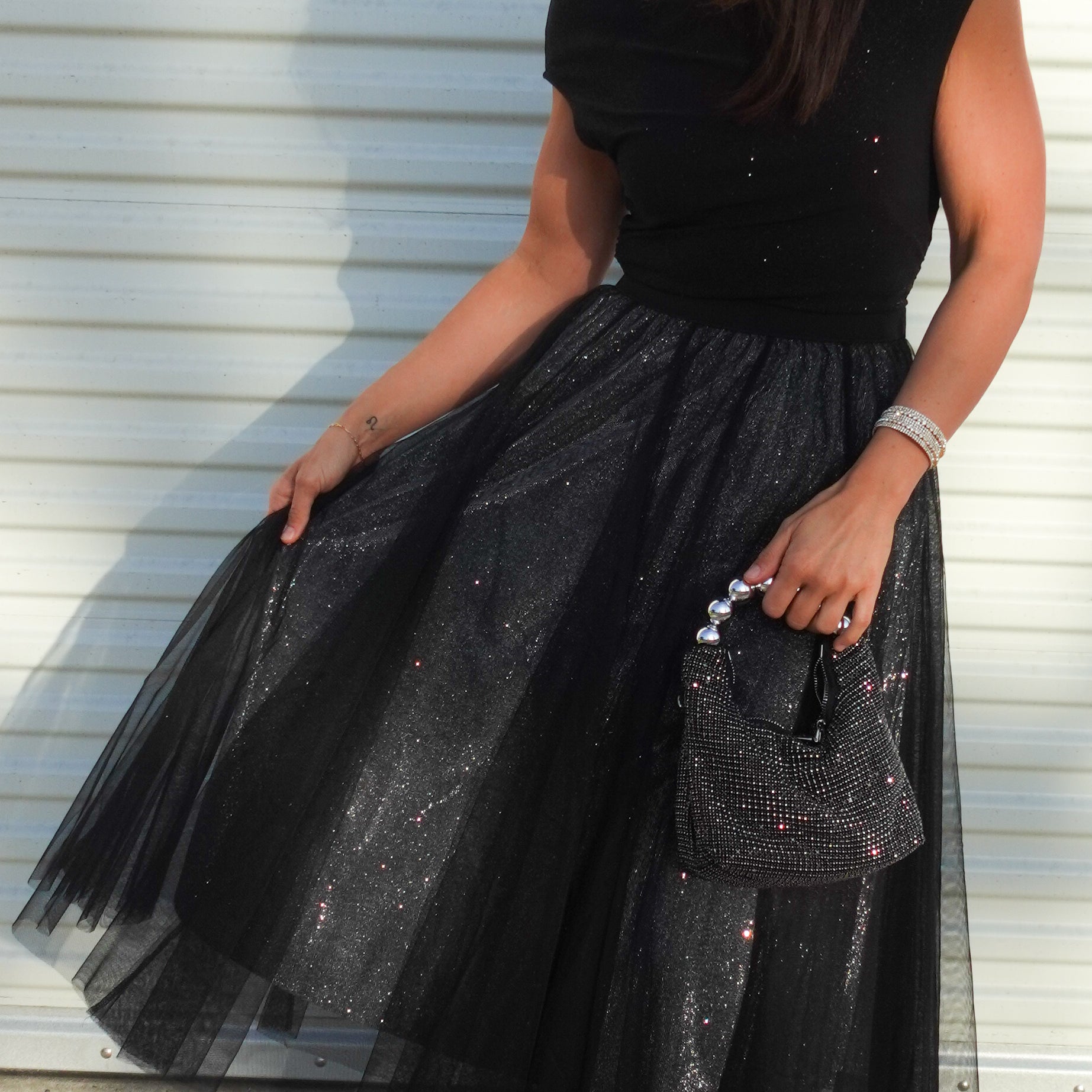 Shine Again Skirt-170 Skort/ Skirt-Heathered Boho-Heathered Boho Boutique, Women's Fashion and Accessories in Palmetto, FL