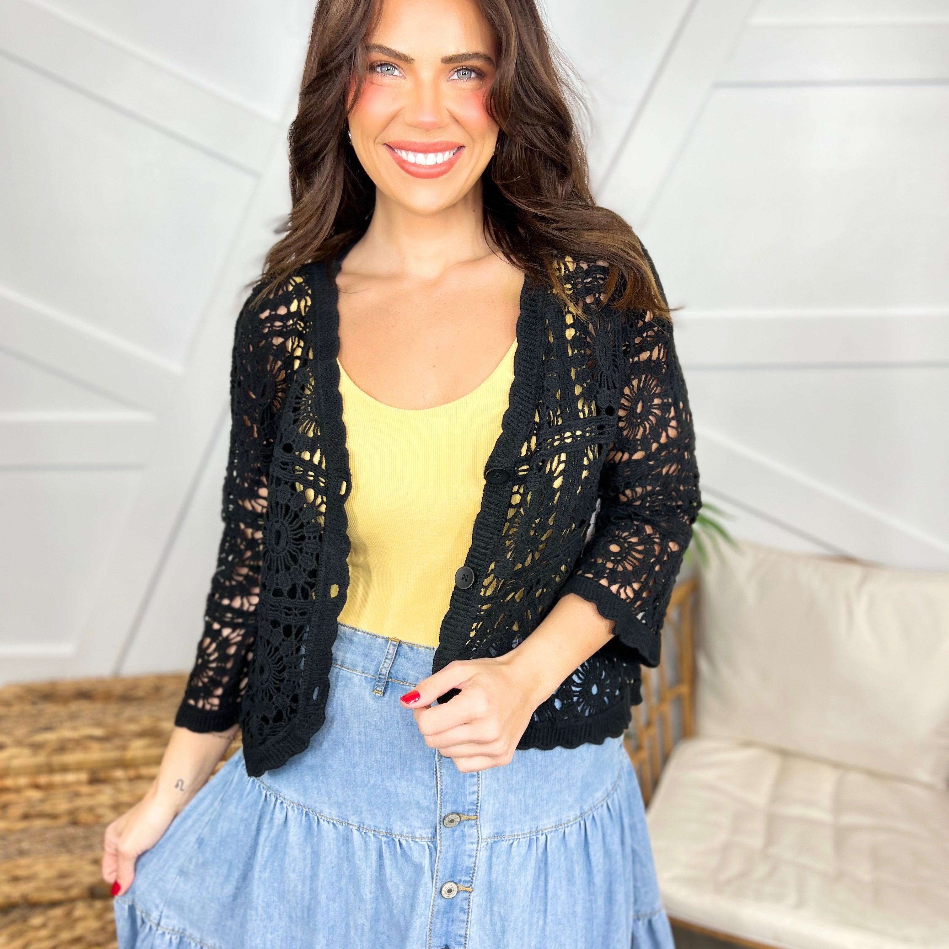RESTOCK : All That Time Cardigan-220 Cardigans/ Kimonos-Origami Apparel-Heathered Boho Boutique, Women's Fashion and Accessories in Palmetto, FL