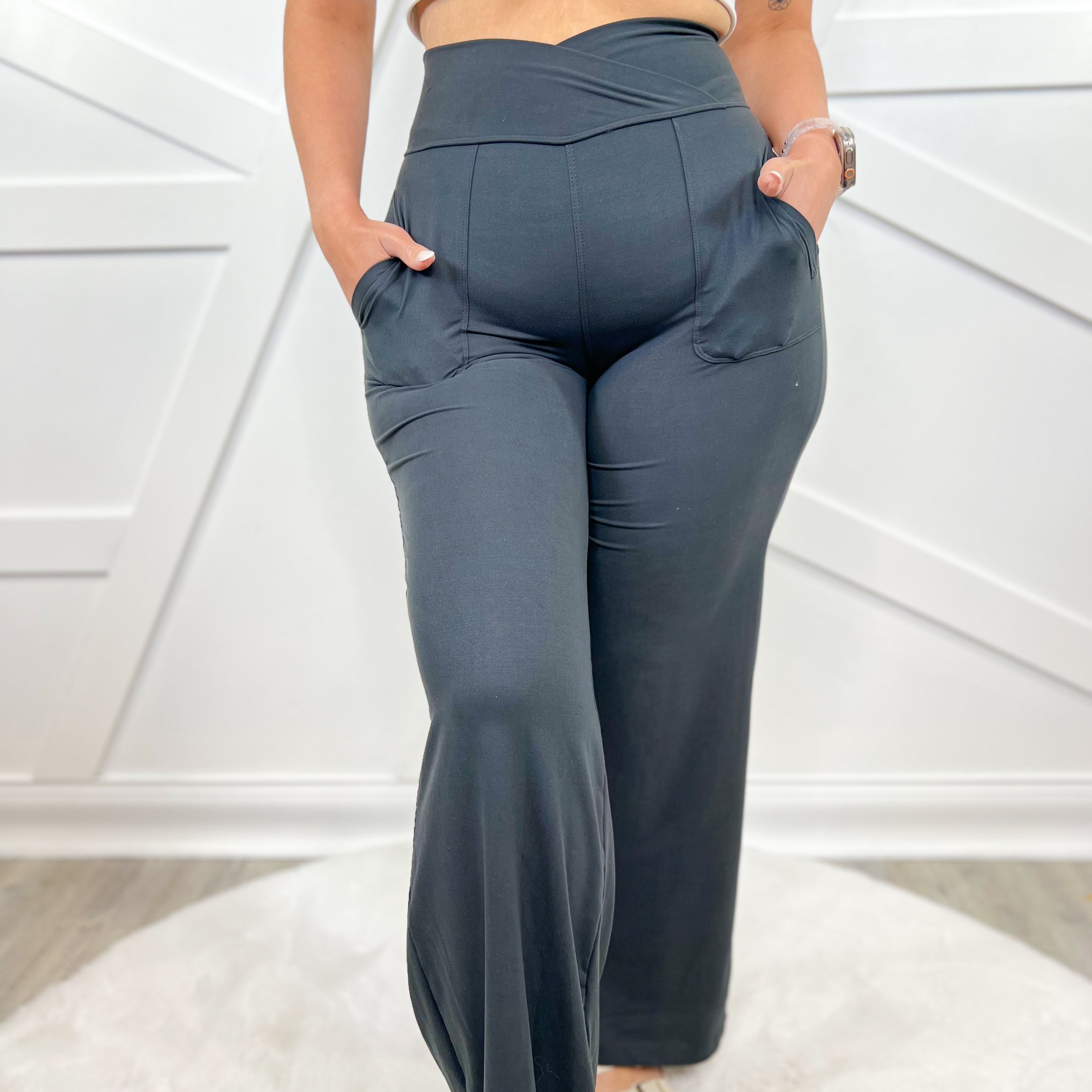 Restock: Check Me Out Pants-150 PANTS-Rae Mode-Heathered Boho Boutique, Women's Fashion and Accessories in Palmetto, FL