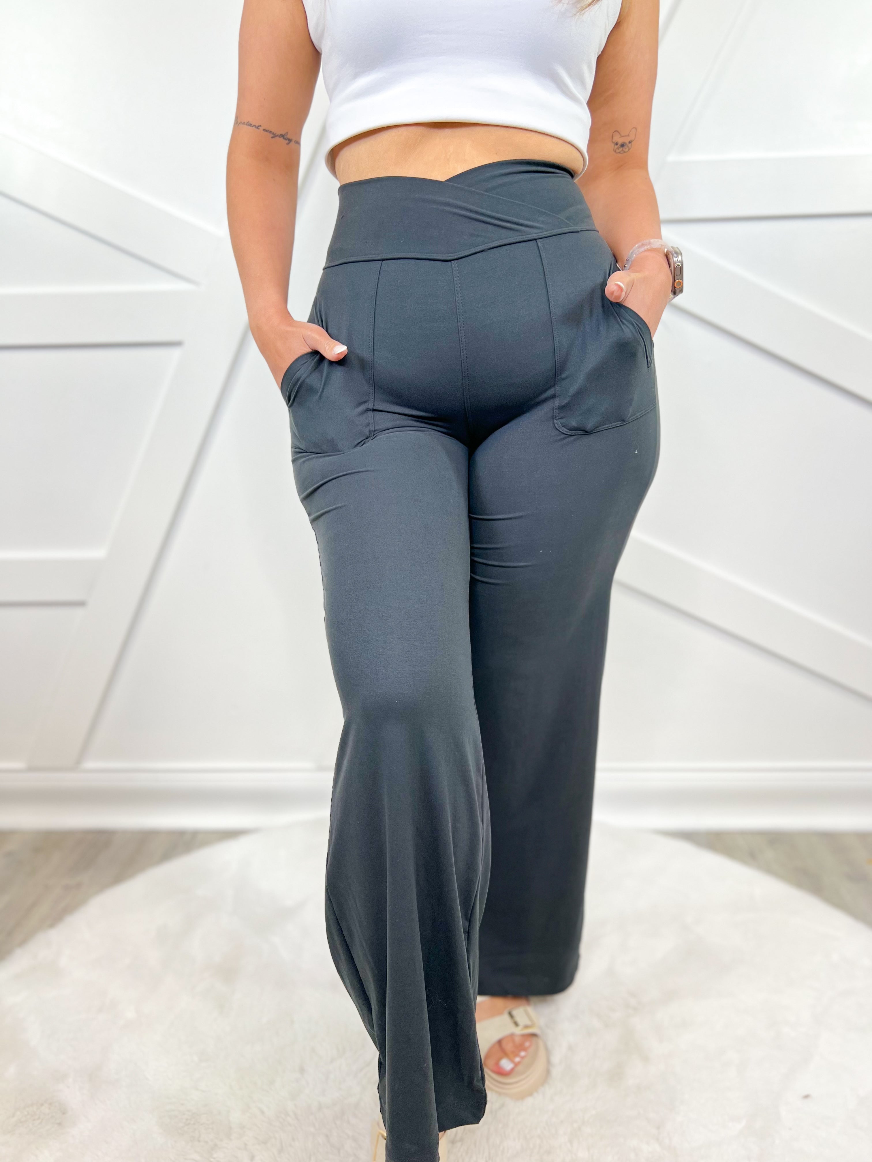 Restock: Check Me Out Pants-150 PANTS-Rae Mode-Heathered Boho Boutique, Women's Fashion and Accessories in Palmetto, FL