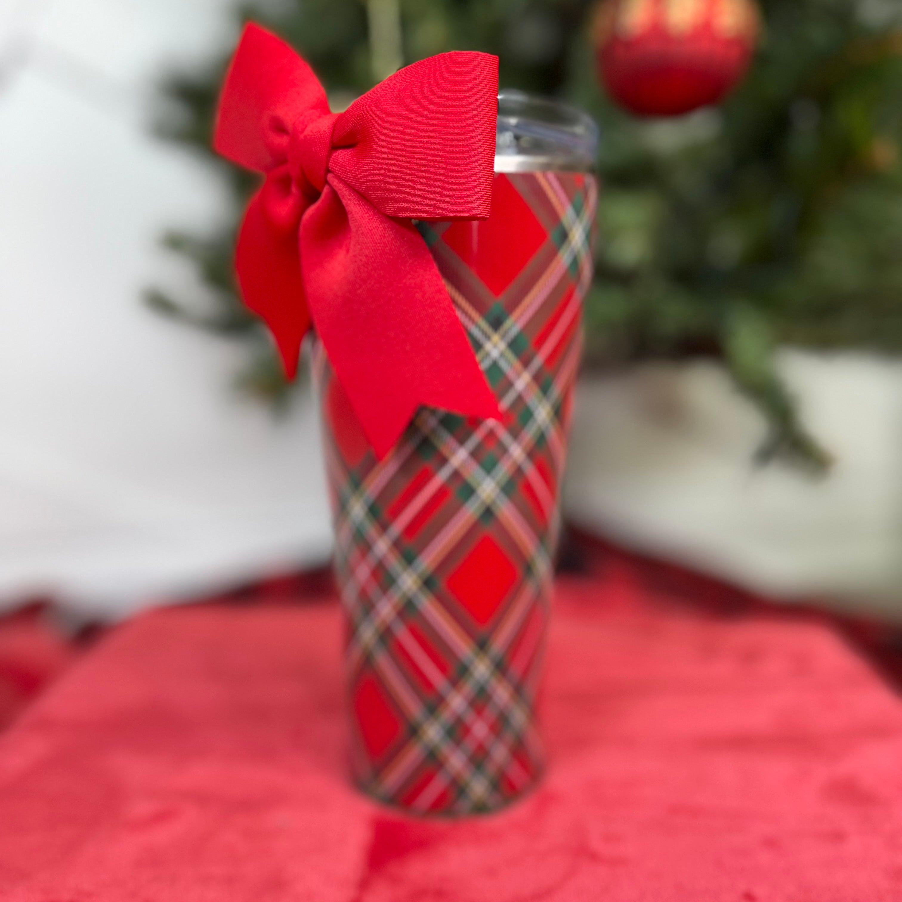 Christmas Plaid Swig-340 Other Accessories-Swig-Heathered Boho Boutique, Women's Fashion and Accessories in Palmetto, FL