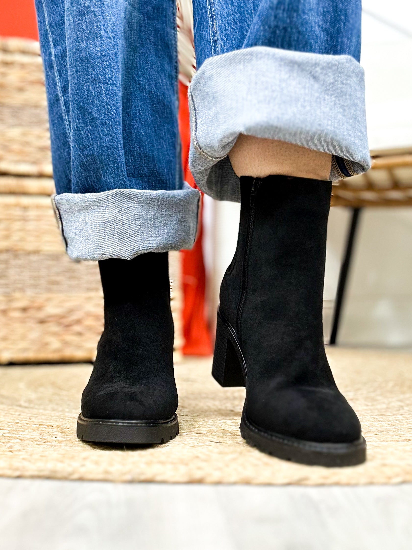 Rapid Boots - Black Suede-350 SHOES-OLEM SHOE-Heathered Boho Boutique, Women's Fashion and Accessories in Palmetto, FL