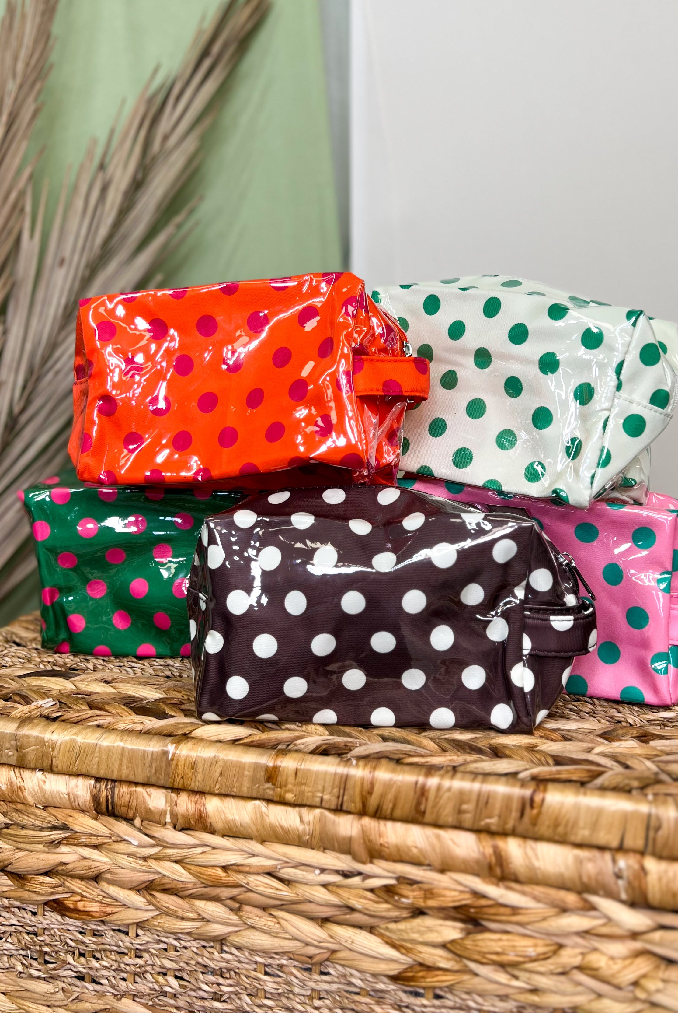 Polkadot Mini Bag-320 BAGS-ZENANA-Heathered Boho Boutique, Women's Fashion and Accessories in Palmetto, FL
