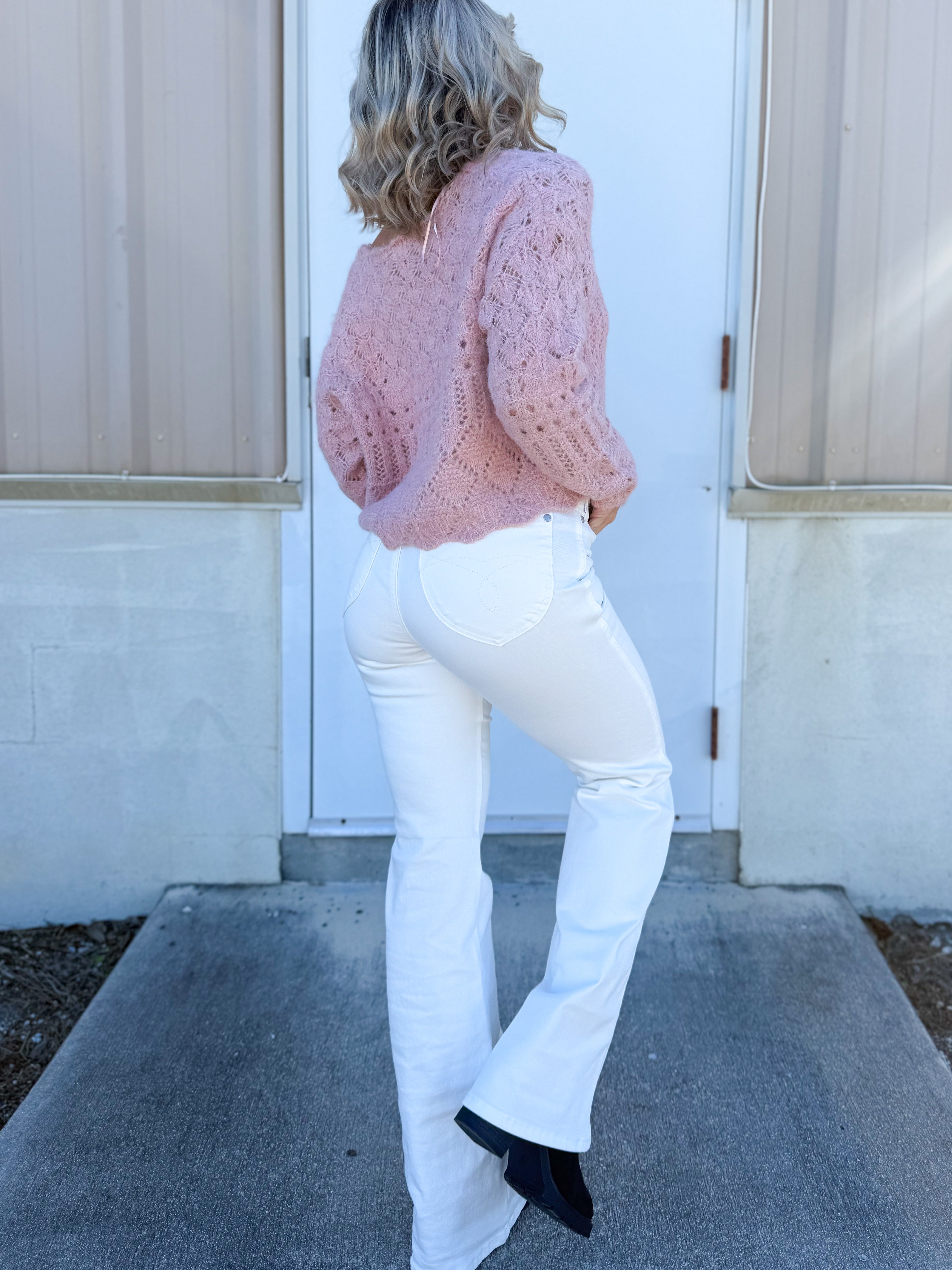 Pure Intentions Tummy Control Flare by Judy Blue-190 JEANS-Judy Blue-Heathered Boho Boutique, Women's Fashion and Accessories in Palmetto, FL