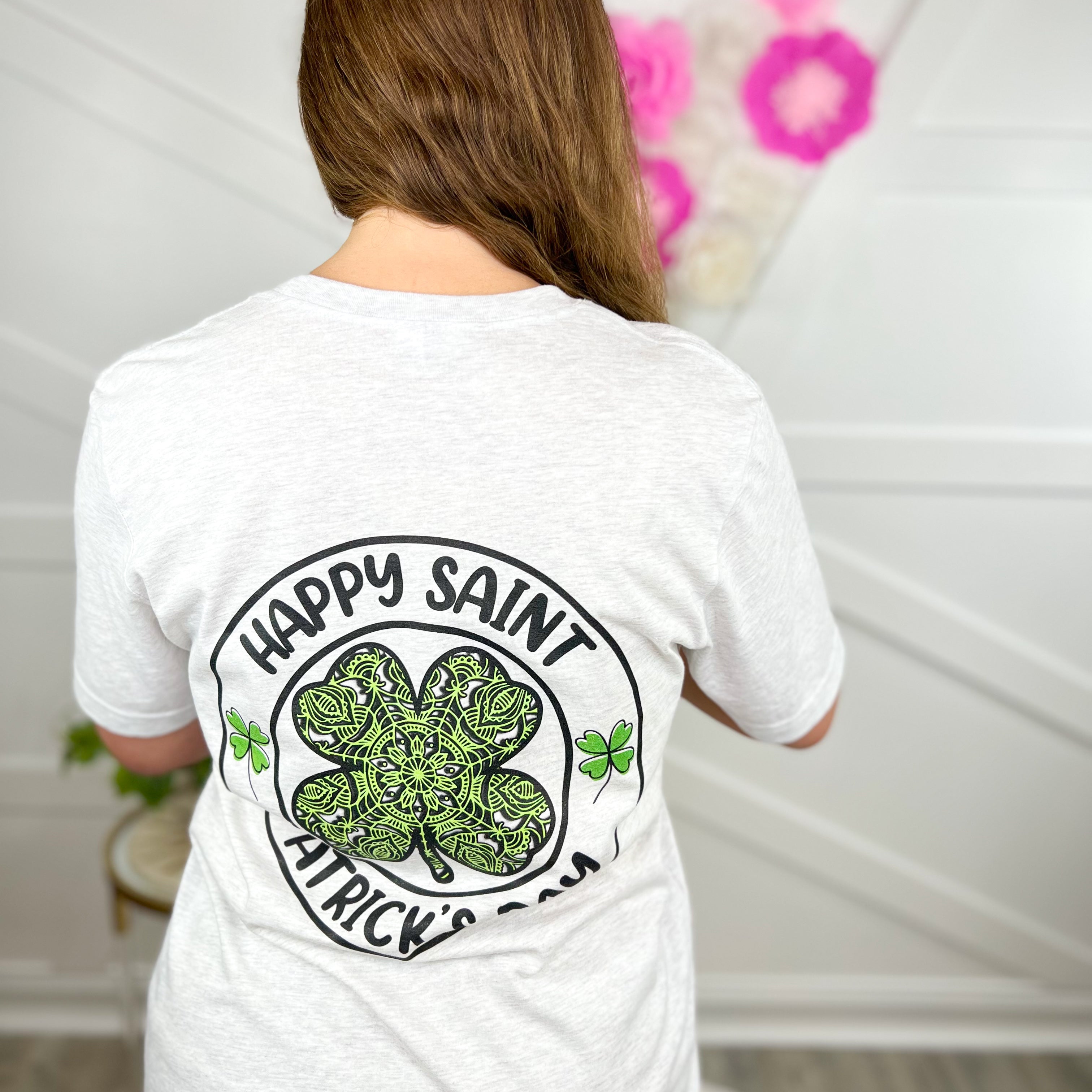 Custom Heathered Boho St Patrick's Day Graphic Tee -462-130 Graphic Tees-Heathered Boho-Heathered Boho Boutique, Women's Fashion and Accessories in Palmetto, FL