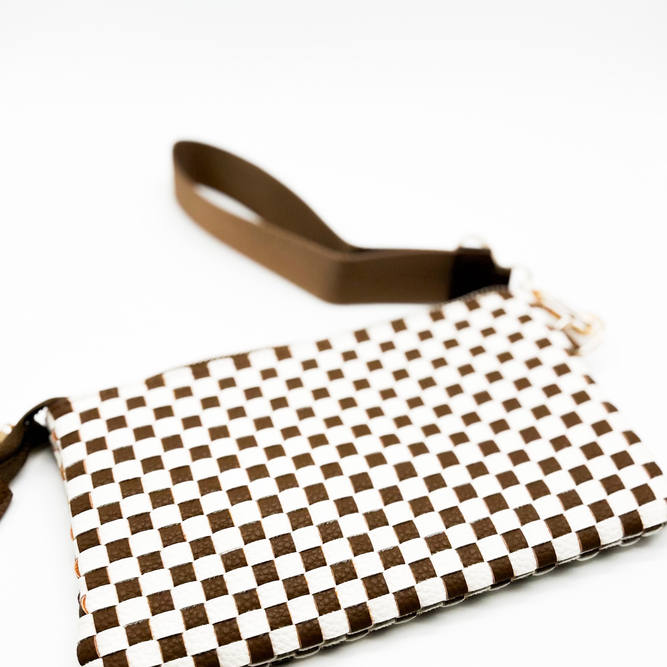 The Harper Woven Wristlet-320 BAGS-NIHAO JEWELRY-Heathered Boho Boutique, Women's Fashion and Accessories in Palmetto, FL
