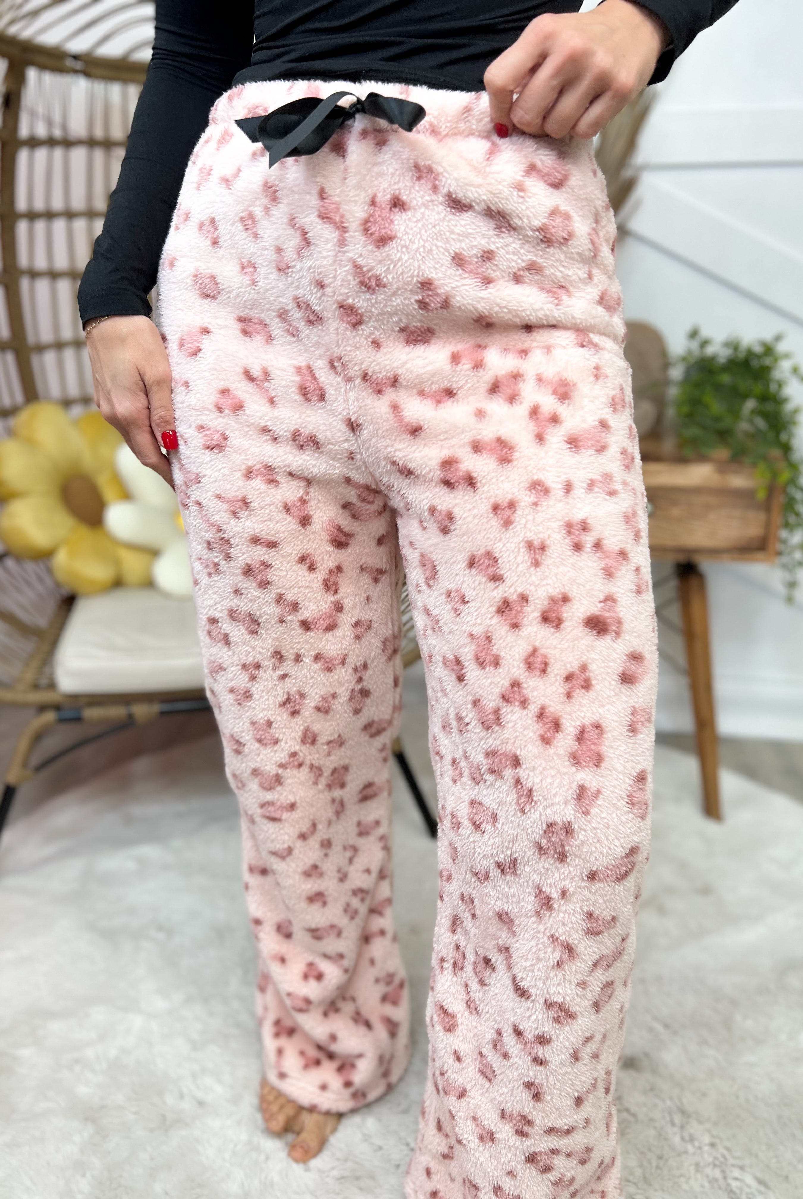 Leopard Lounge Pants-150 PANTS-Heathered Boho-Heathered Boho Boutique, Women's Fashion and Accessories in Palmetto, FL