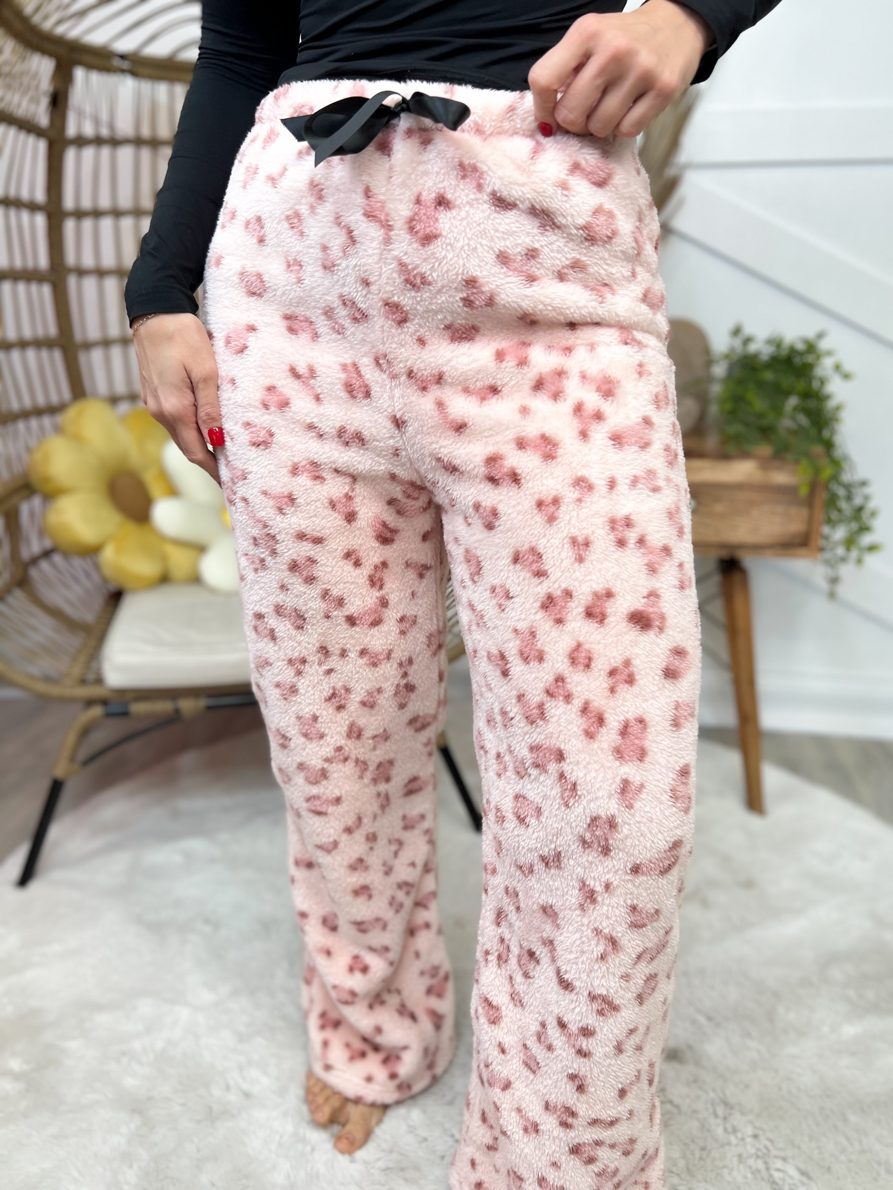 Leopard Lounge Pants-150 PANTS-Heathered Boho-Heathered Boho Boutique, Women's Fashion and Accessories in Palmetto, FL