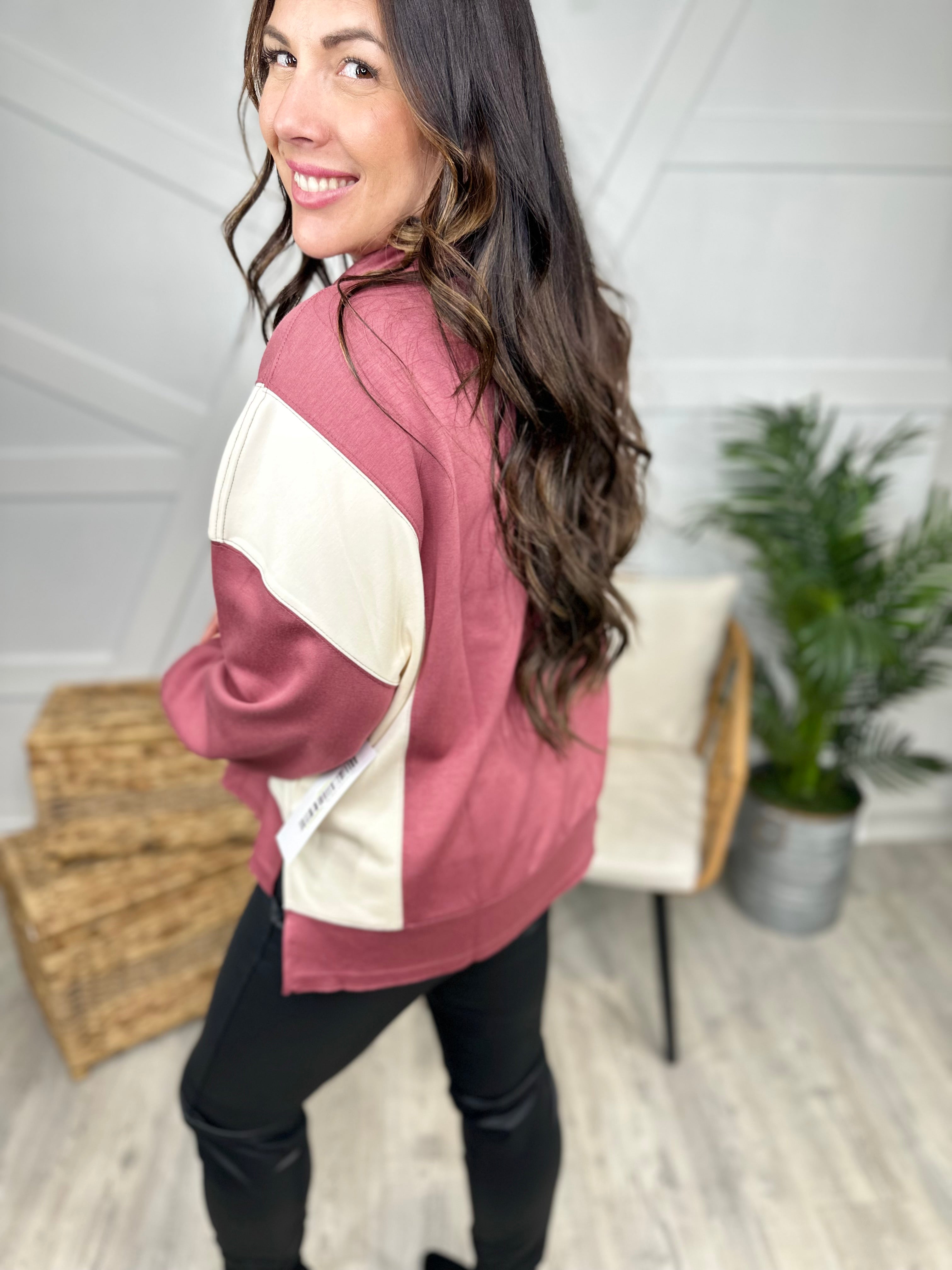 Jam Session Half Zip-200 Jackets/Shackets-White Birch-Heathered Boho Boutique, Women's Fashion and Accessories in Palmetto, FL