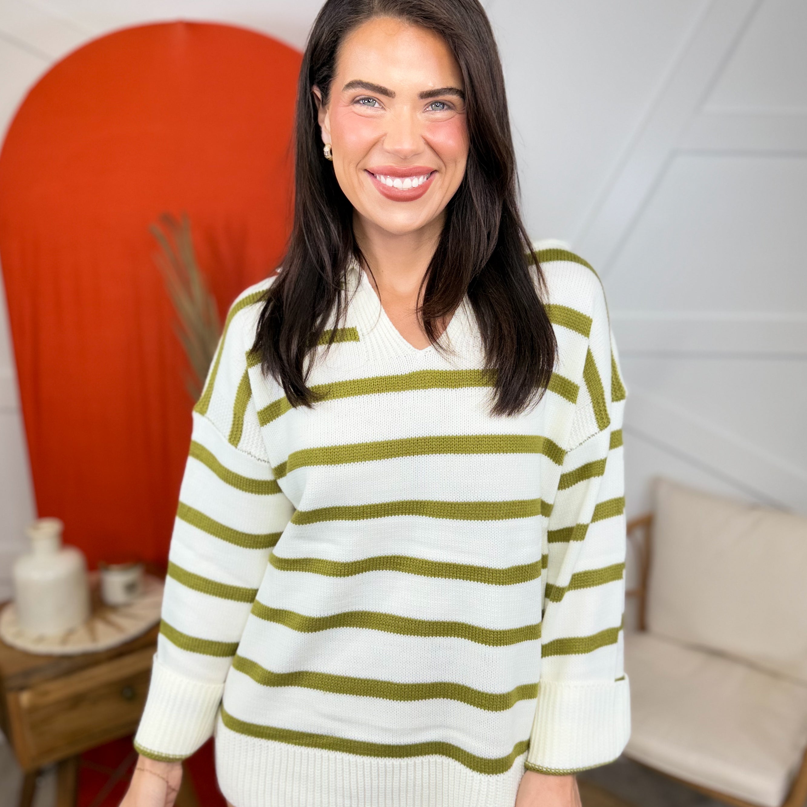 Reset Sweater-125 SWEATER-GEEGEE-Heathered Boho Boutique, Women's Fashion and Accessories in Palmetto, FL