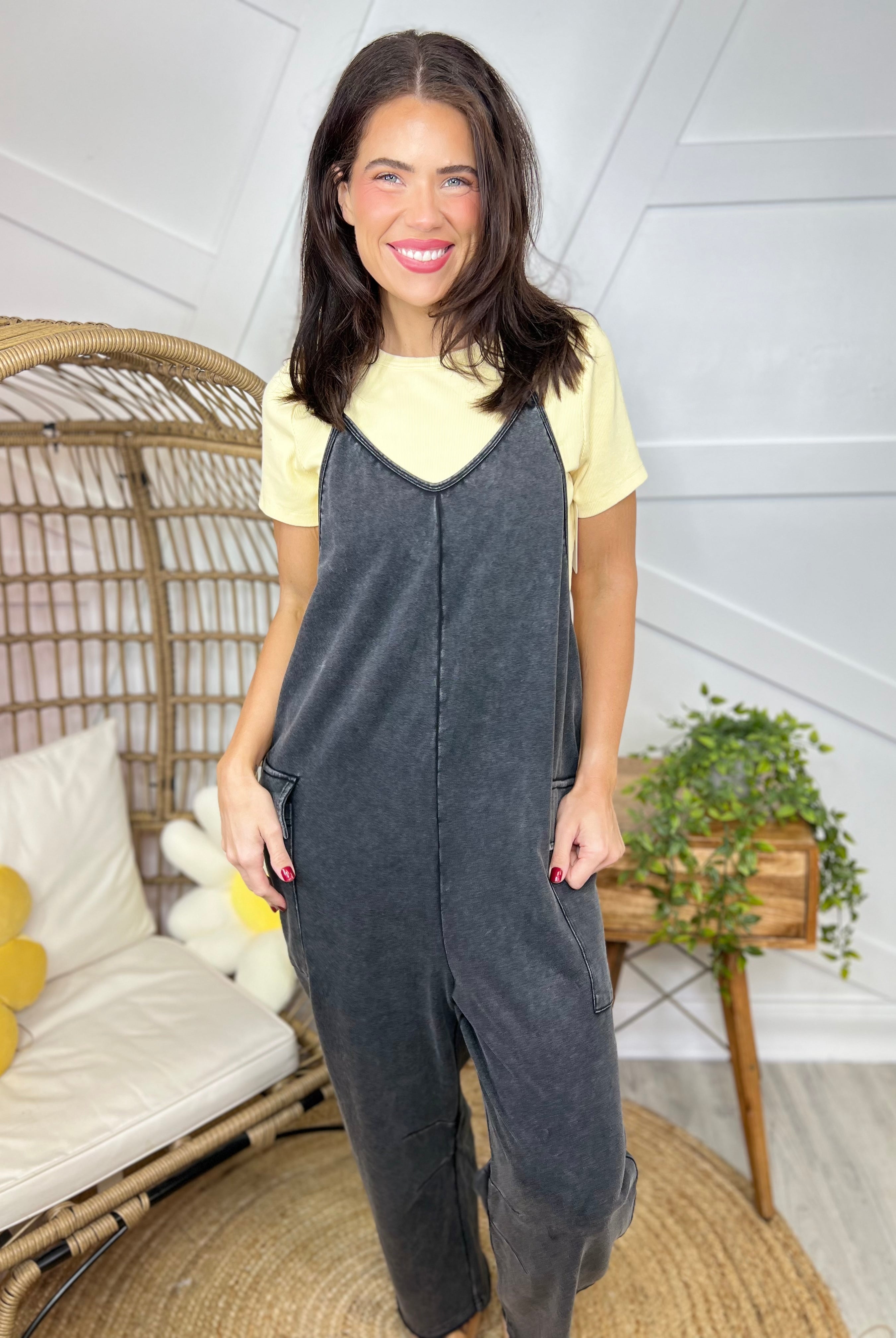 Call It Finished Jumpsuit-230 DRESSES/JUMPSUITS/ROMPERS-ODDI-Heathered Boho Boutique, Women's Fashion and Accessories in Palmetto, FL