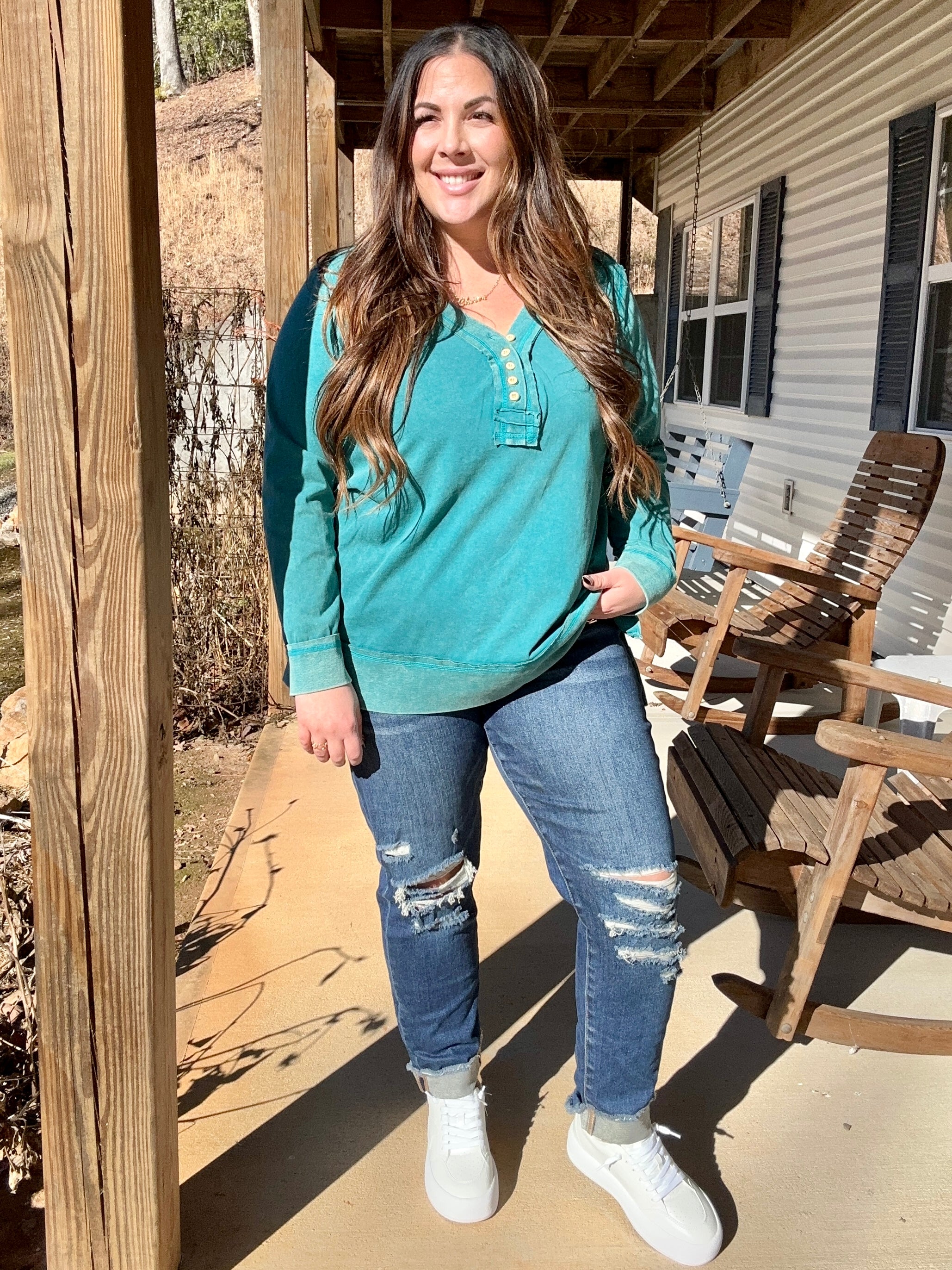 Get With It Boyfriend Jeans by Mica Denim-190 Jeans-Mica Denim-Heathered Boho Boutique, Women's Fashion and Accessories in Palmetto, FL