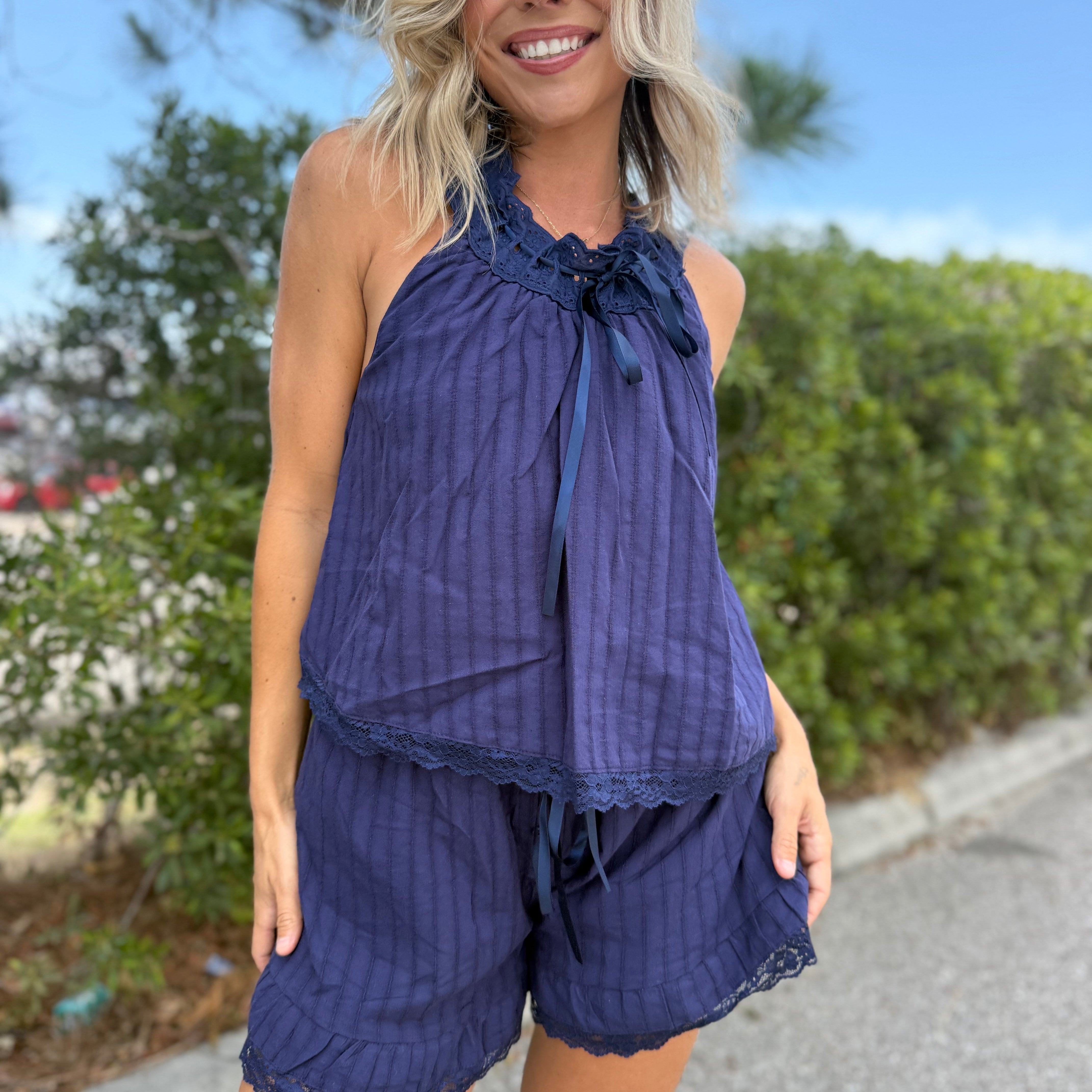Sweet Escape Lace Top-100 TANK/CROP TOPS-POLAGRAM-Heathered Boho Boutique, Women's Fashion and Accessories in Palmetto, FL