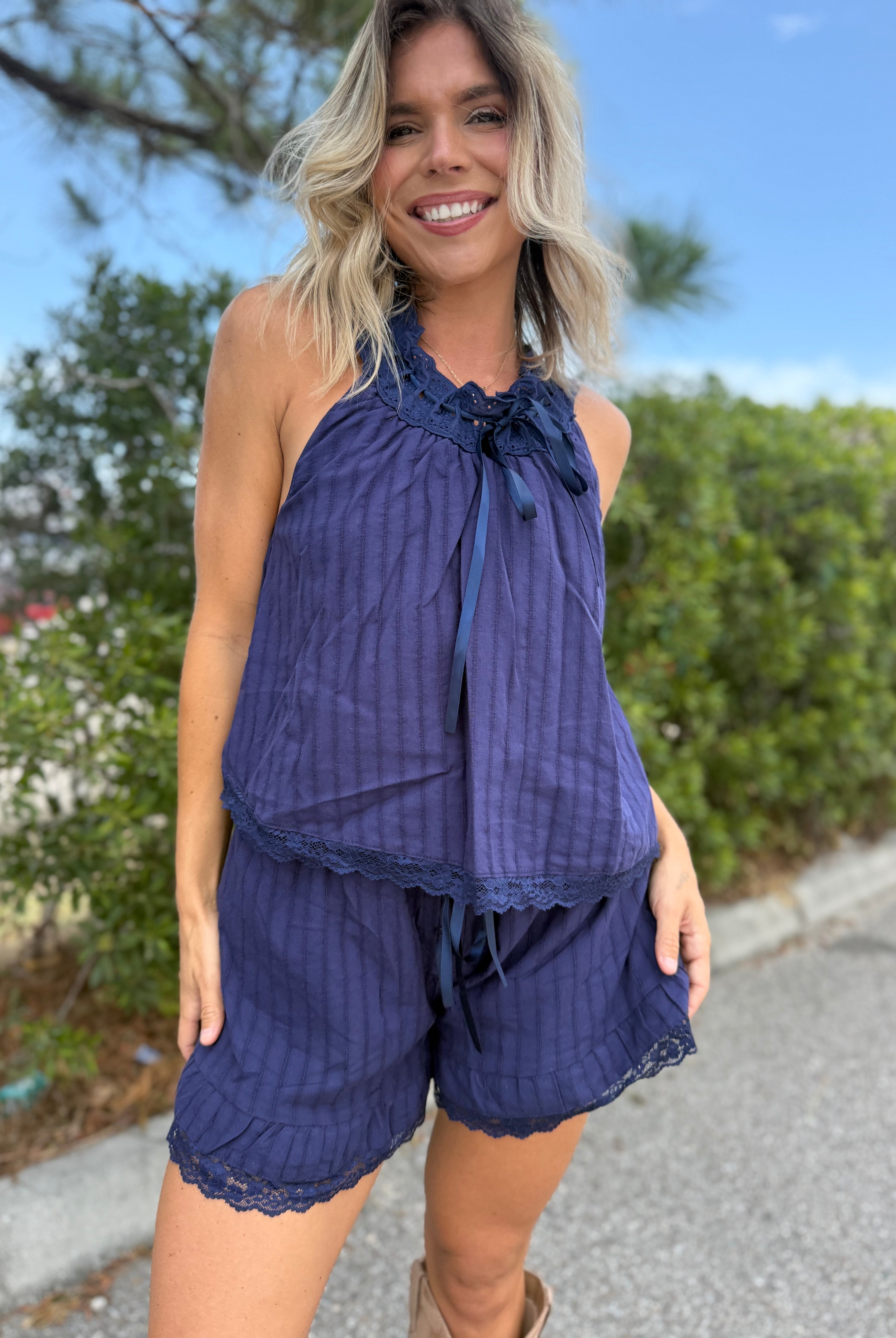 Sweet Escape Lace Top-100 TANK/CROP TOPS-POLAGRAM-Heathered Boho Boutique, Women's Fashion and Accessories in Palmetto, FL