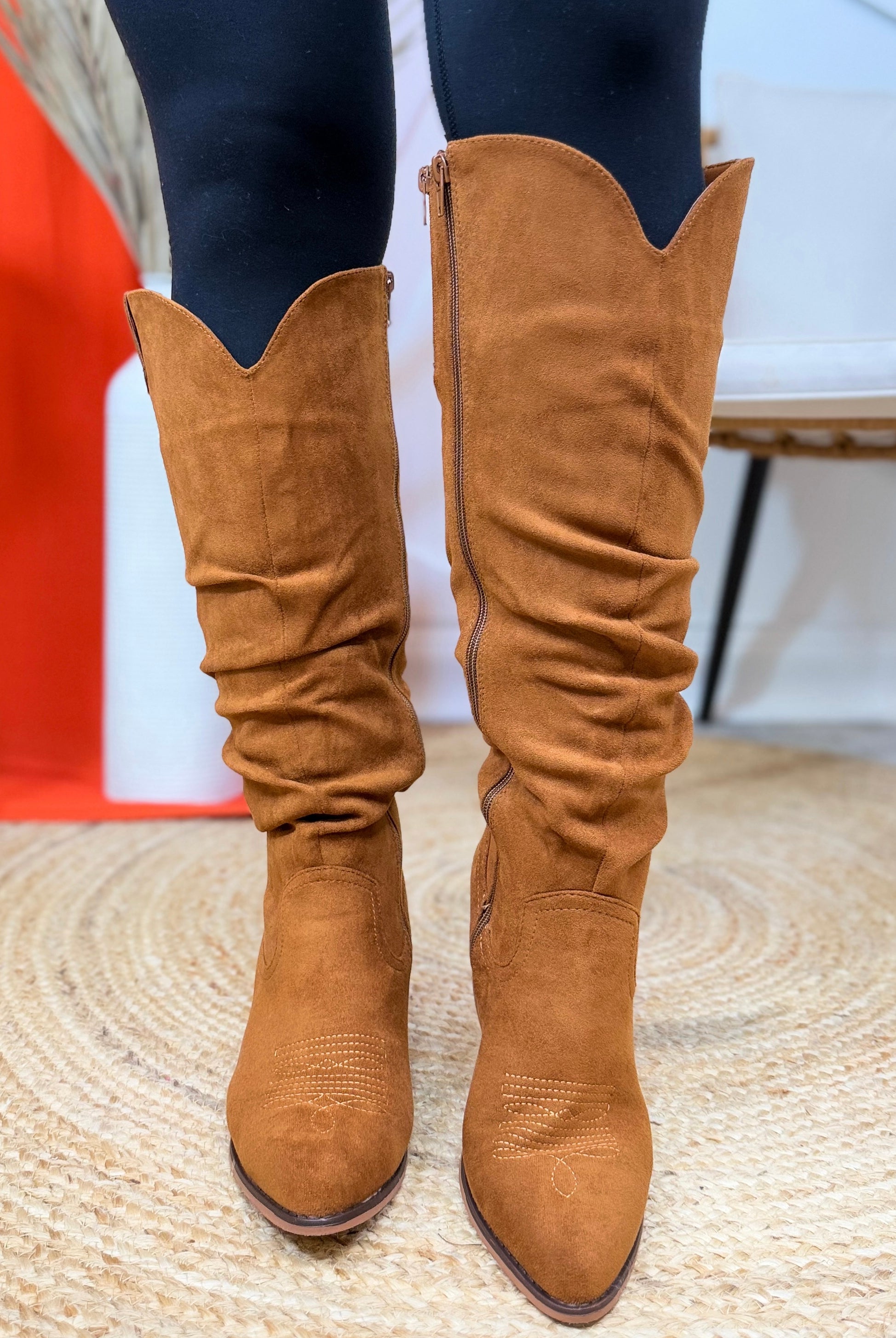 Restock: Whitney Boots - Whiskey Suede-350 SHOES-Pierre Dumas-Heathered Boho Boutique, Women's Fashion and Accessories in Palmetto, FL