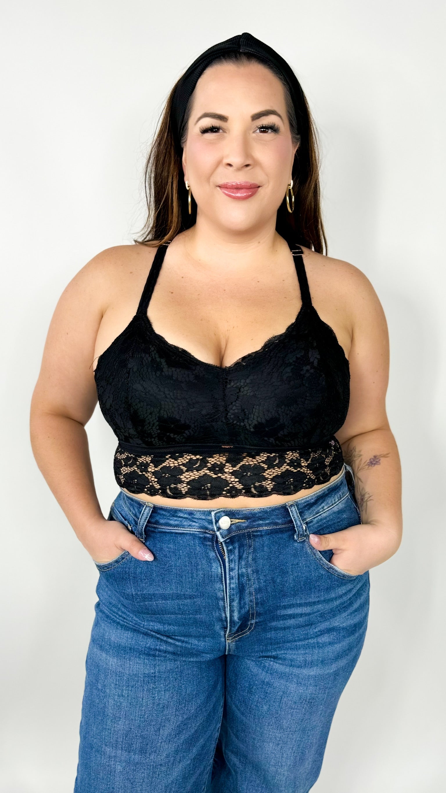 Juliette Lace Bralette (Reg/Curvy)-140 Body Suits/ Intimates-Jady K-Heathered Boho Boutique, Women's Fashion and Accessories in Palmetto, FL
