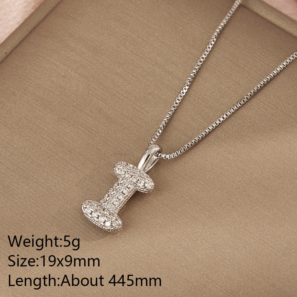 All About YOU Initial Necklace-310 JEWELRY-NIHAO JEWELRY-Heathered Boho Boutique, Women's Fashion and Accessories in Palmetto, FL