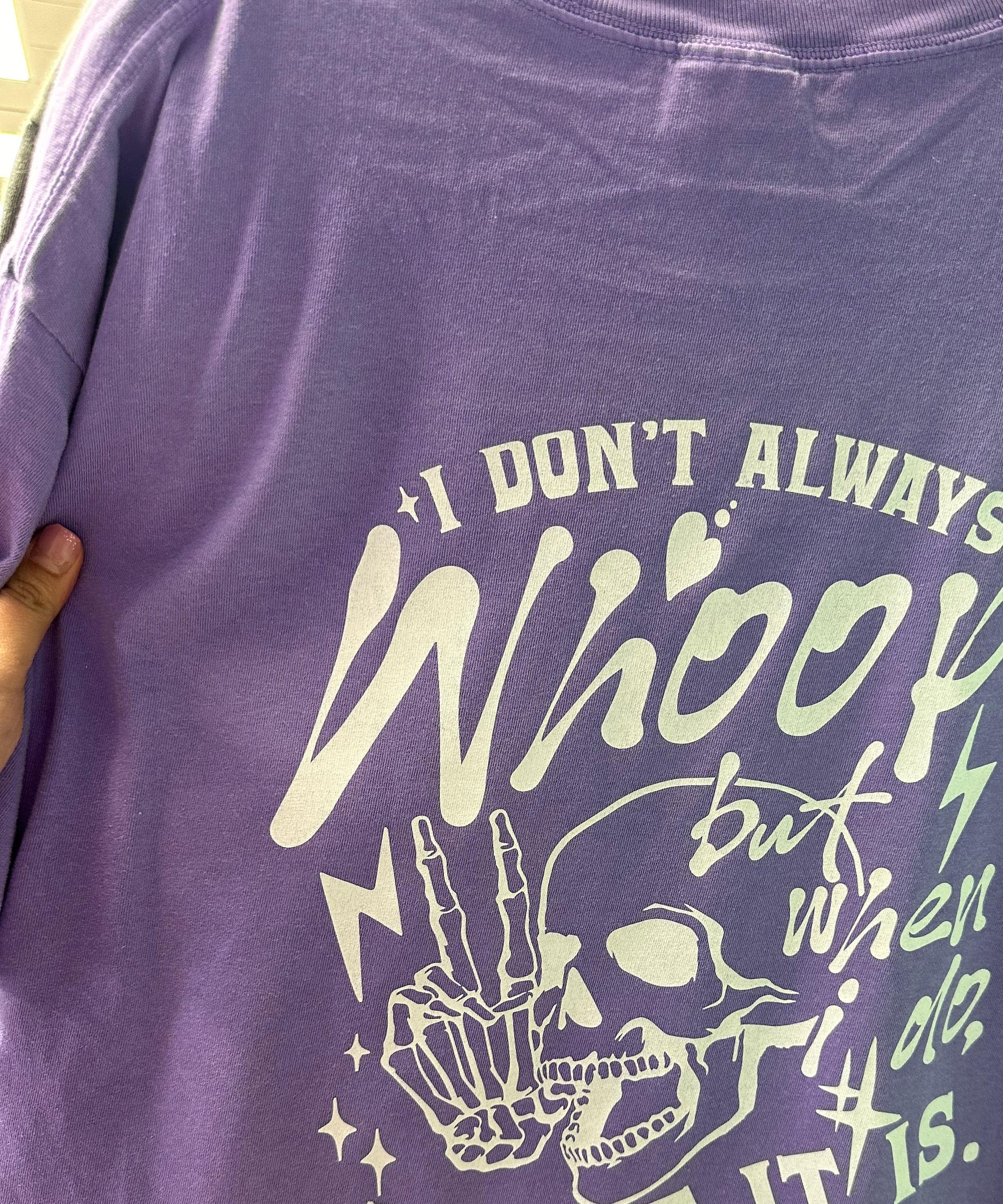 Whoop There It Is Graphic Tee-130 Graphic Tees-Heathered Boho-Heathered Boho Boutique, Women's Fashion and Accessories in Palmetto, FL