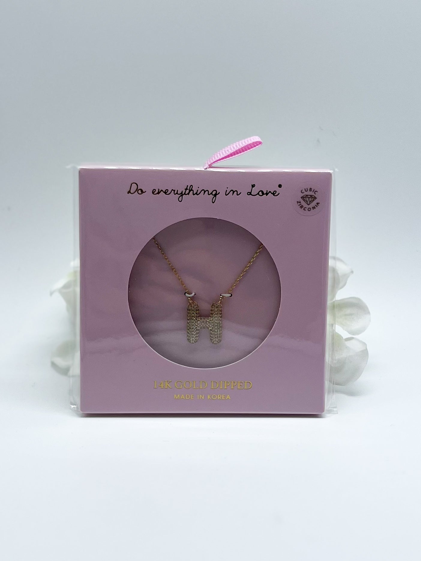 CZ Initial Necklace-310 Jewelry-KW fashion-Heathered Boho Boutique, Women's Fashion and Accessories in Palmetto, FL