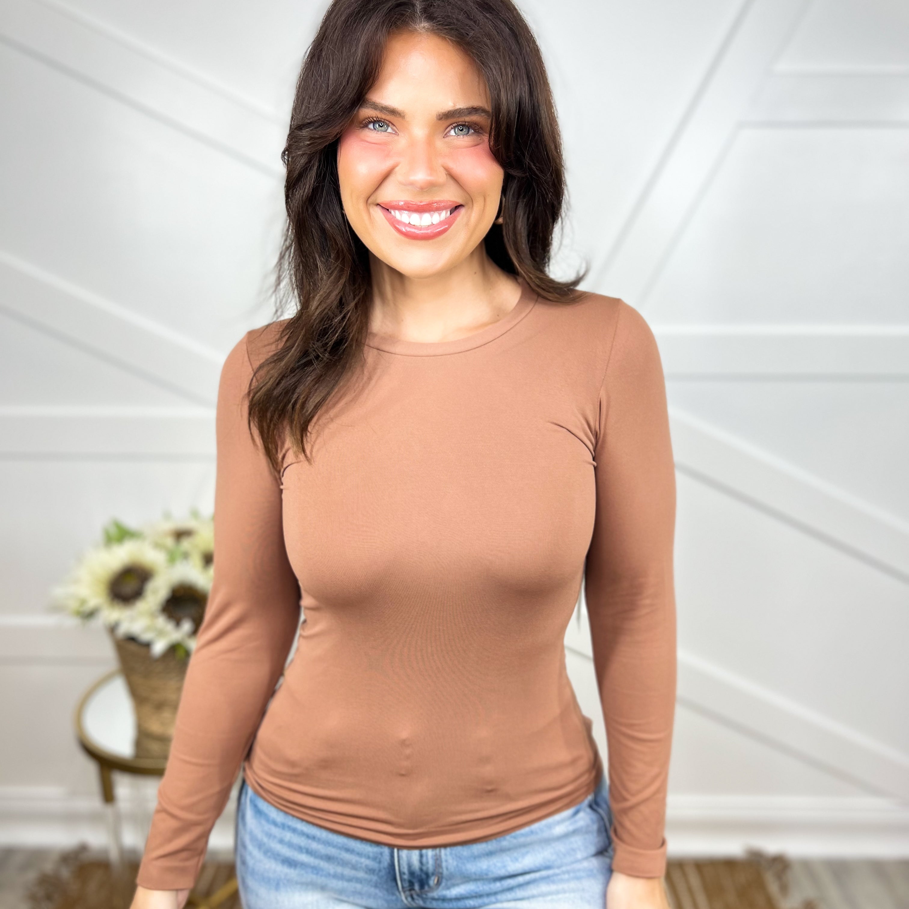 Restock: Take Your Time Seamless Top-120 Long Sleeve Tops-YELETE-Heathered Boho Boutique, Women's Fashion and Accessories in Palmetto, FL