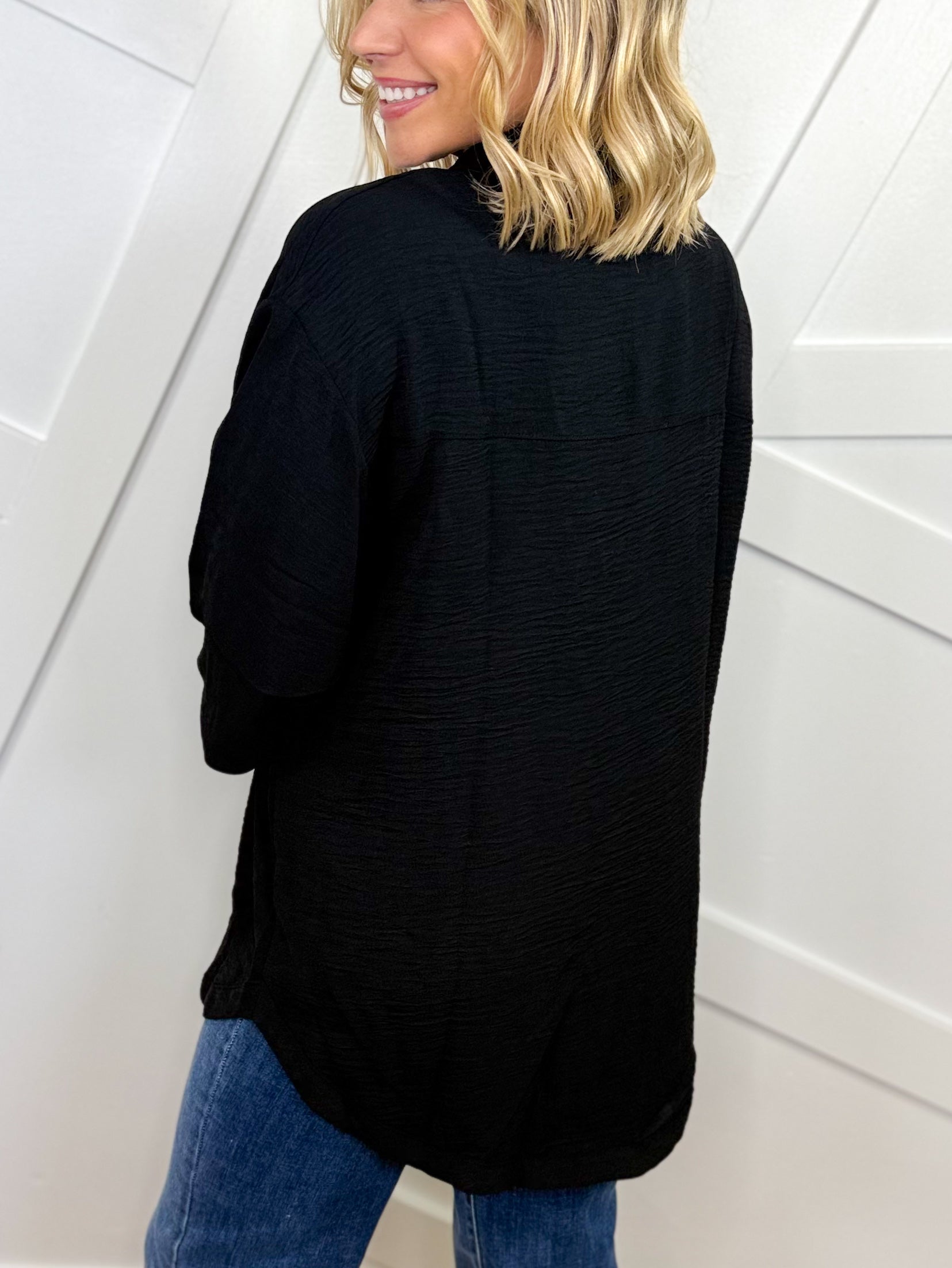 Downtown Night Top-120 LONG SLEEVE TOPS-Andree by Unit-Heathered Boho Boutique, Women's Fashion and Accessories in Palmetto, FL