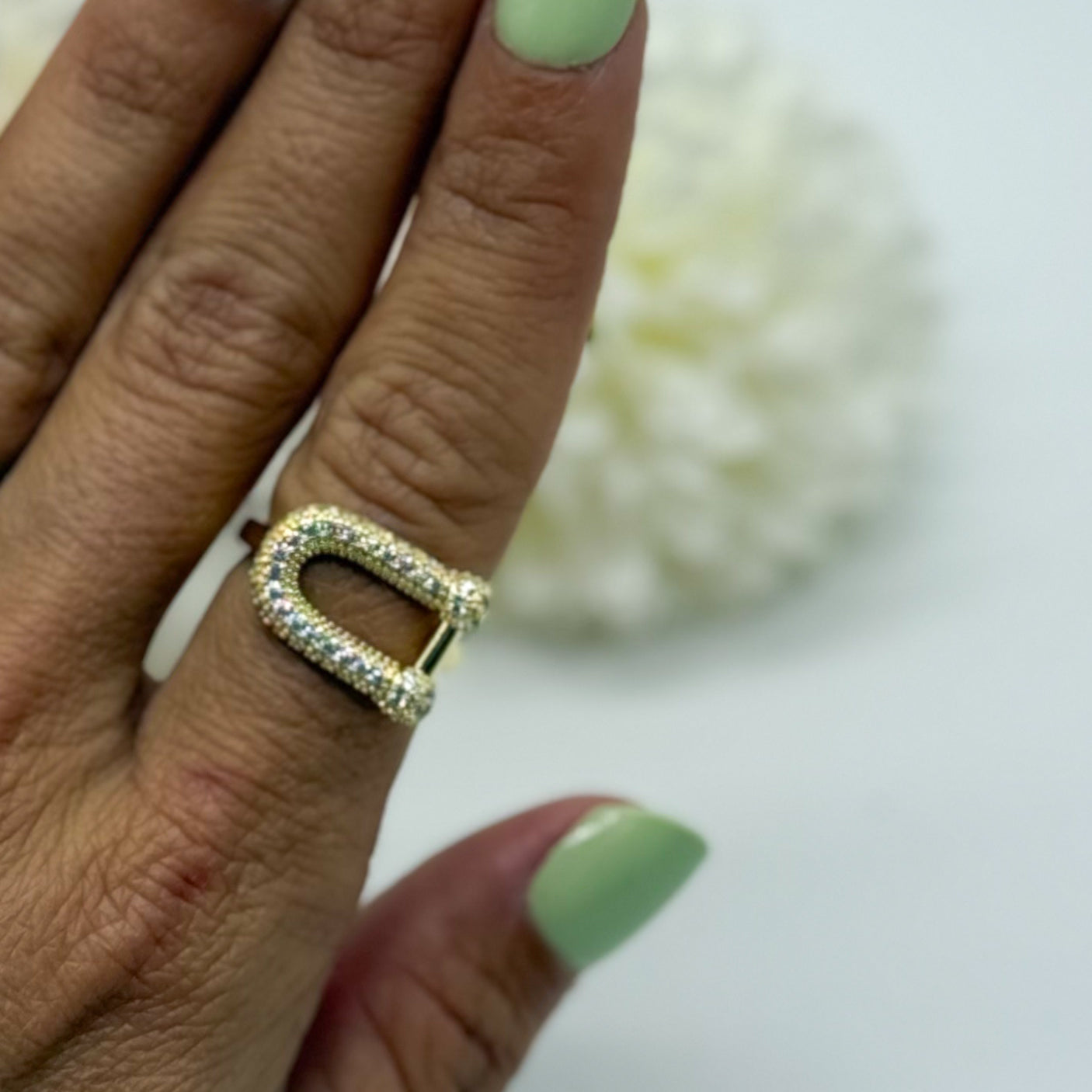 Lucky Horseshoe Ring-310 Jewelry-Joseph Anthony NY, Inc-Heathered Boho Boutique, Women's Fashion and Accessories in Palmetto, FL