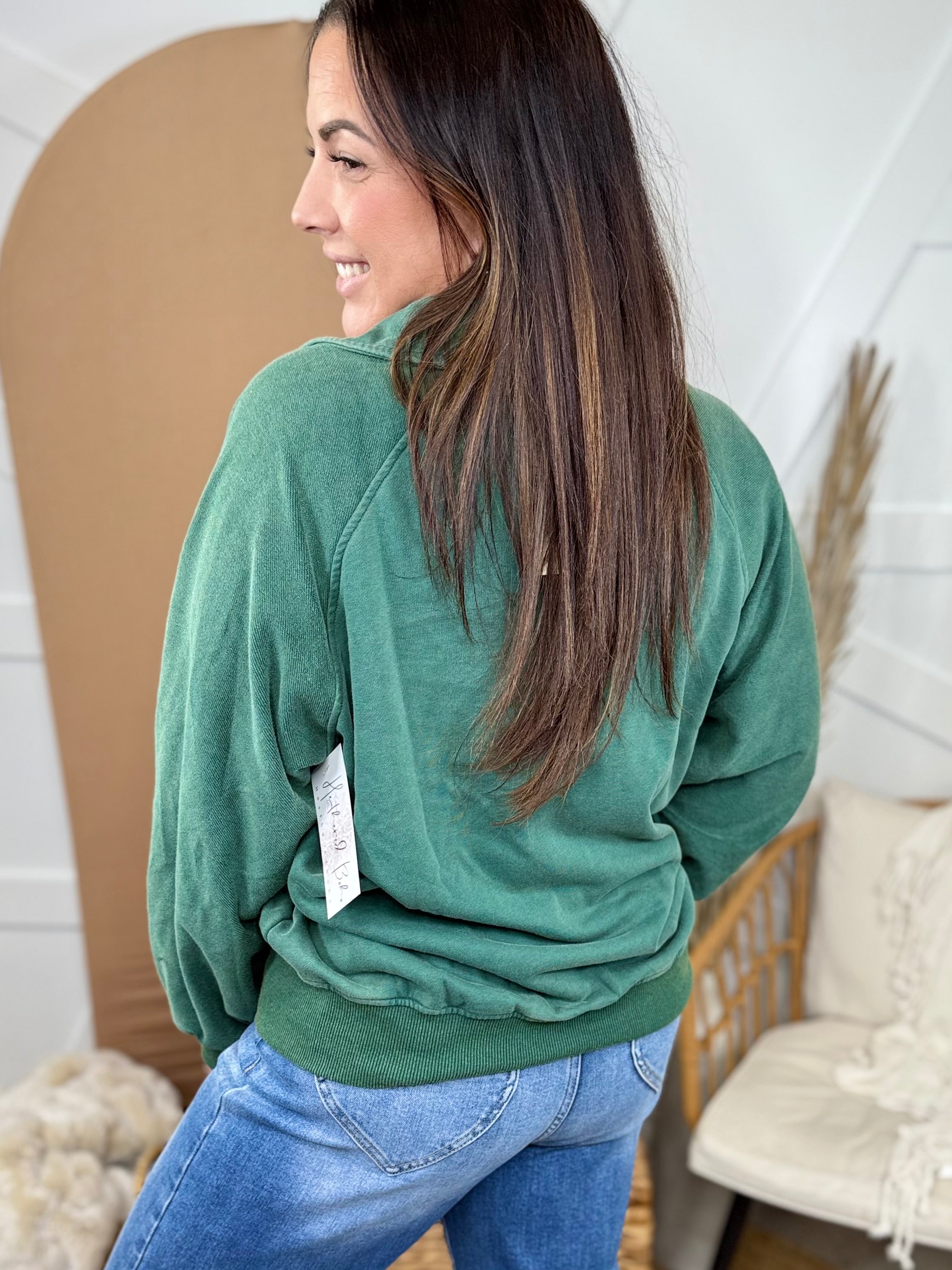 Deal of the Day: Reset Long Sleeve Pullover-120 LONG SLEEVE TOPS-SHE + SKY-Heathered Boho Boutique, Women's Fashion and Accessories in Palmetto, FL