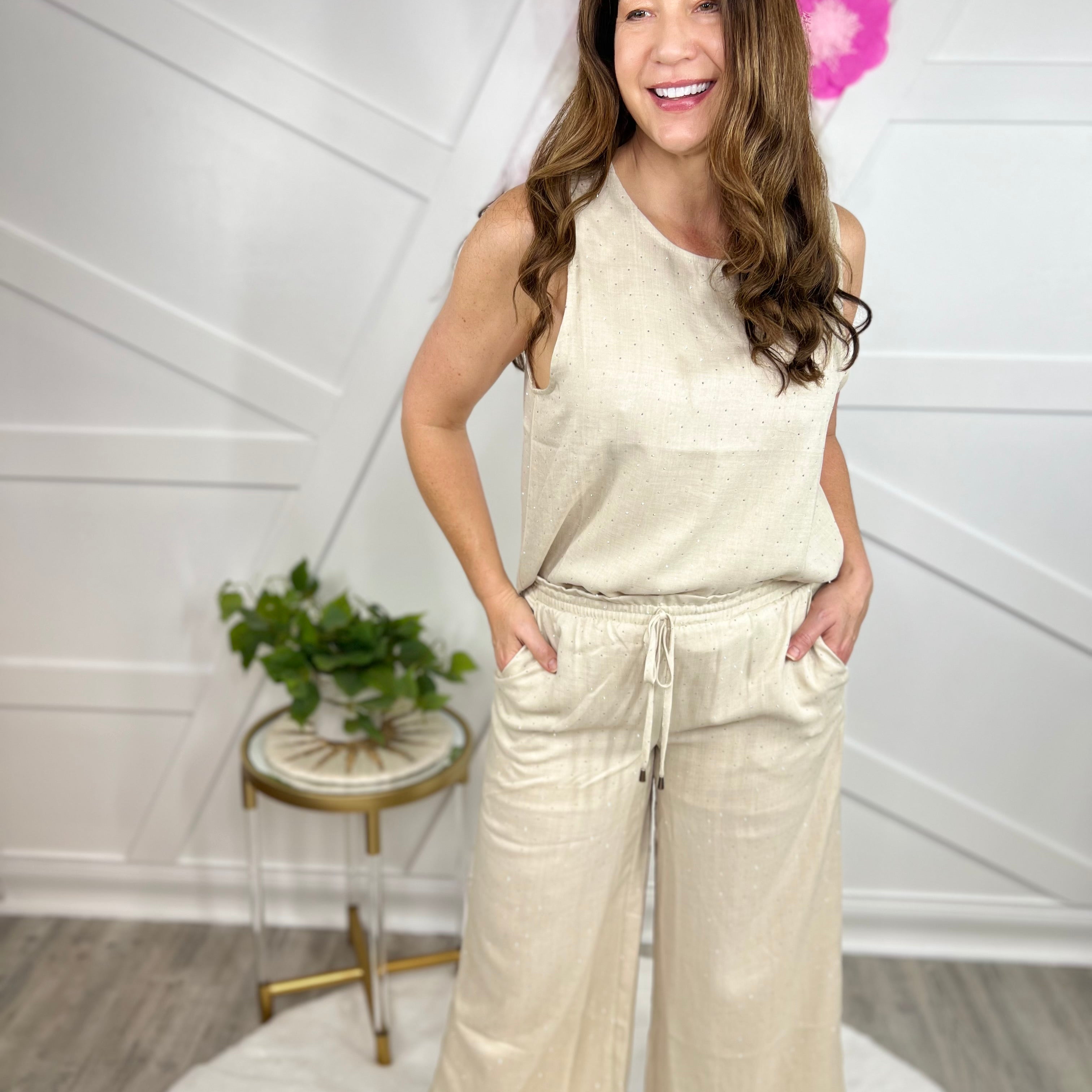 Wish Granted Pants-150 PANTS-SPIN USA-Heathered Boho Boutique, Women's Fashion and Accessories in Palmetto, FL