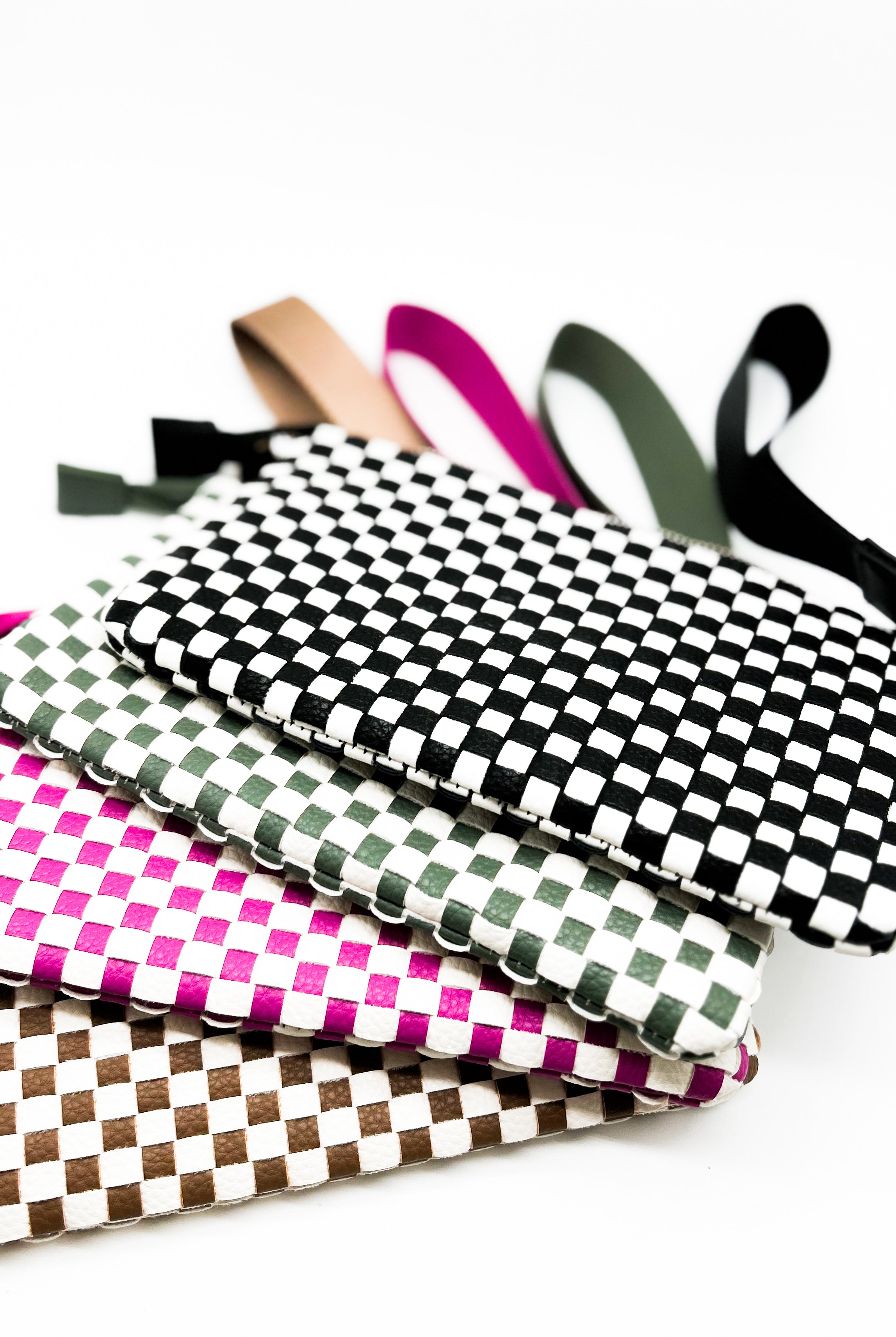 The Harper Woven Wristlet-320 BAGS-NIHAO JEWELRY-Heathered Boho Boutique, Women's Fashion and Accessories in Palmetto, FL
