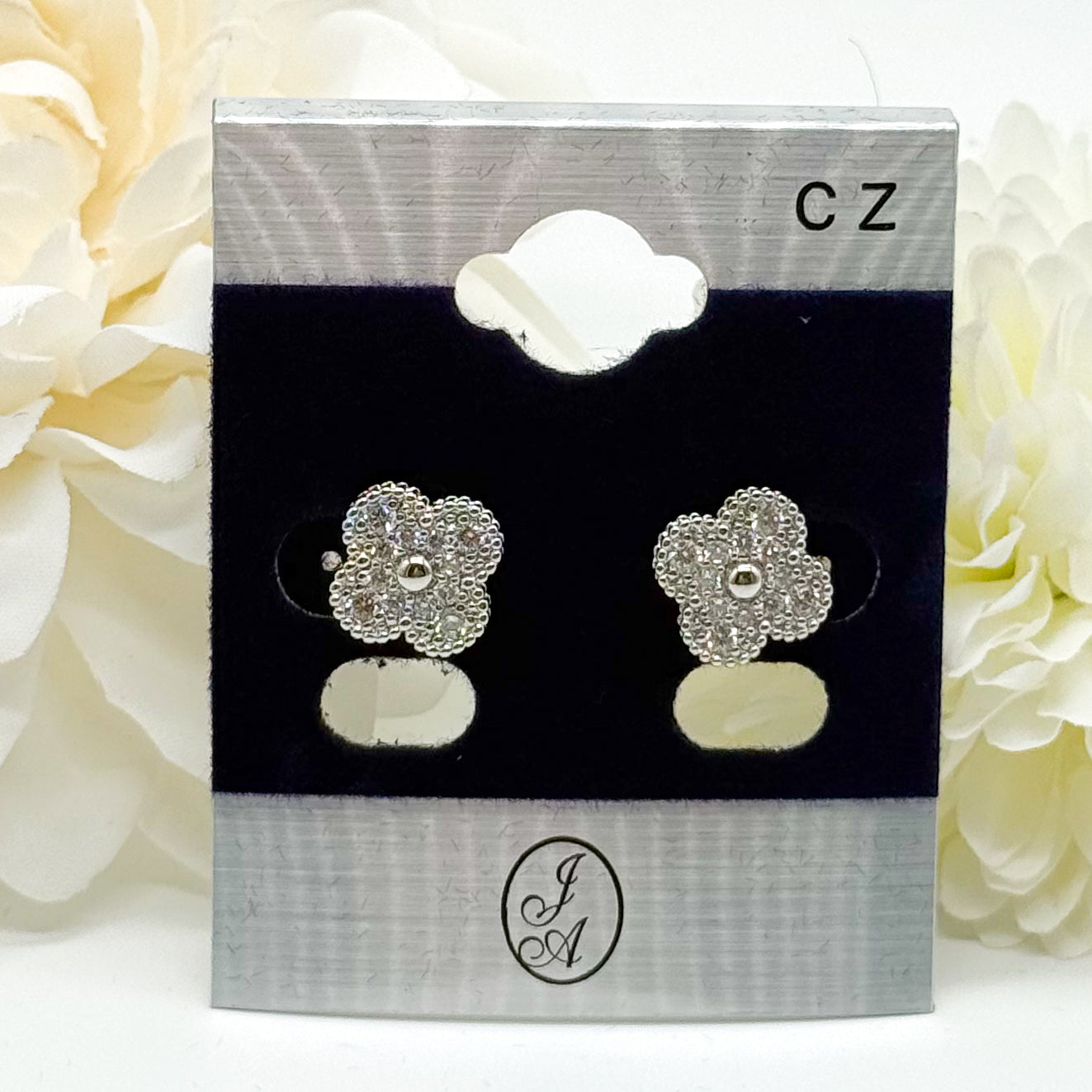 Simple Clover Earrings-310 Jewelry-Joseph Anthony NY, Inc-Heathered Boho Boutique, Women's Fashion and Accessories in Palmetto, FL