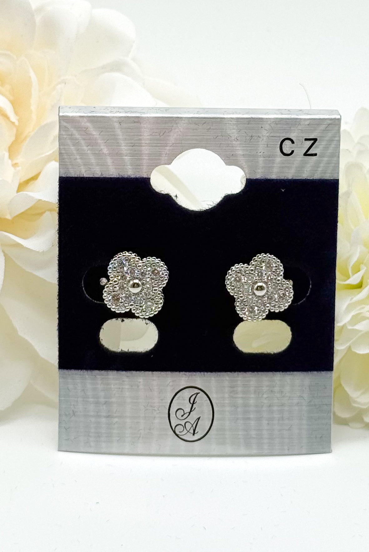 Simple Clover Earrings-310 Jewelry-Joseph Anthony NY, Inc-Heathered Boho Boutique, Women's Fashion and Accessories in Palmetto, FL