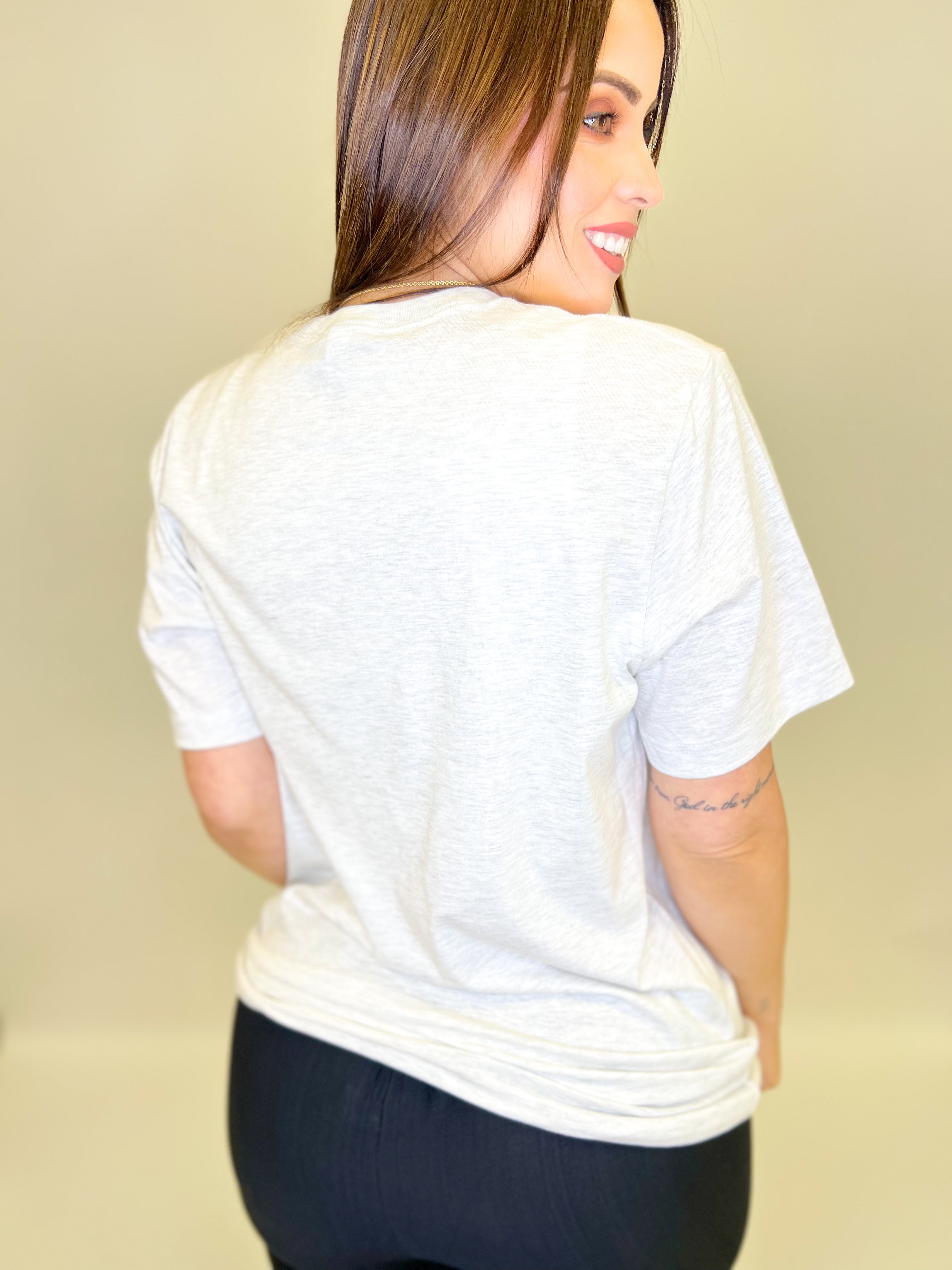 Glitter Pink Mama Graphic Tee-130 Graphic Tees-Heathered Boho-Heathered Boho Boutique, Women's Fashion and Accessories in Palmetto, FL