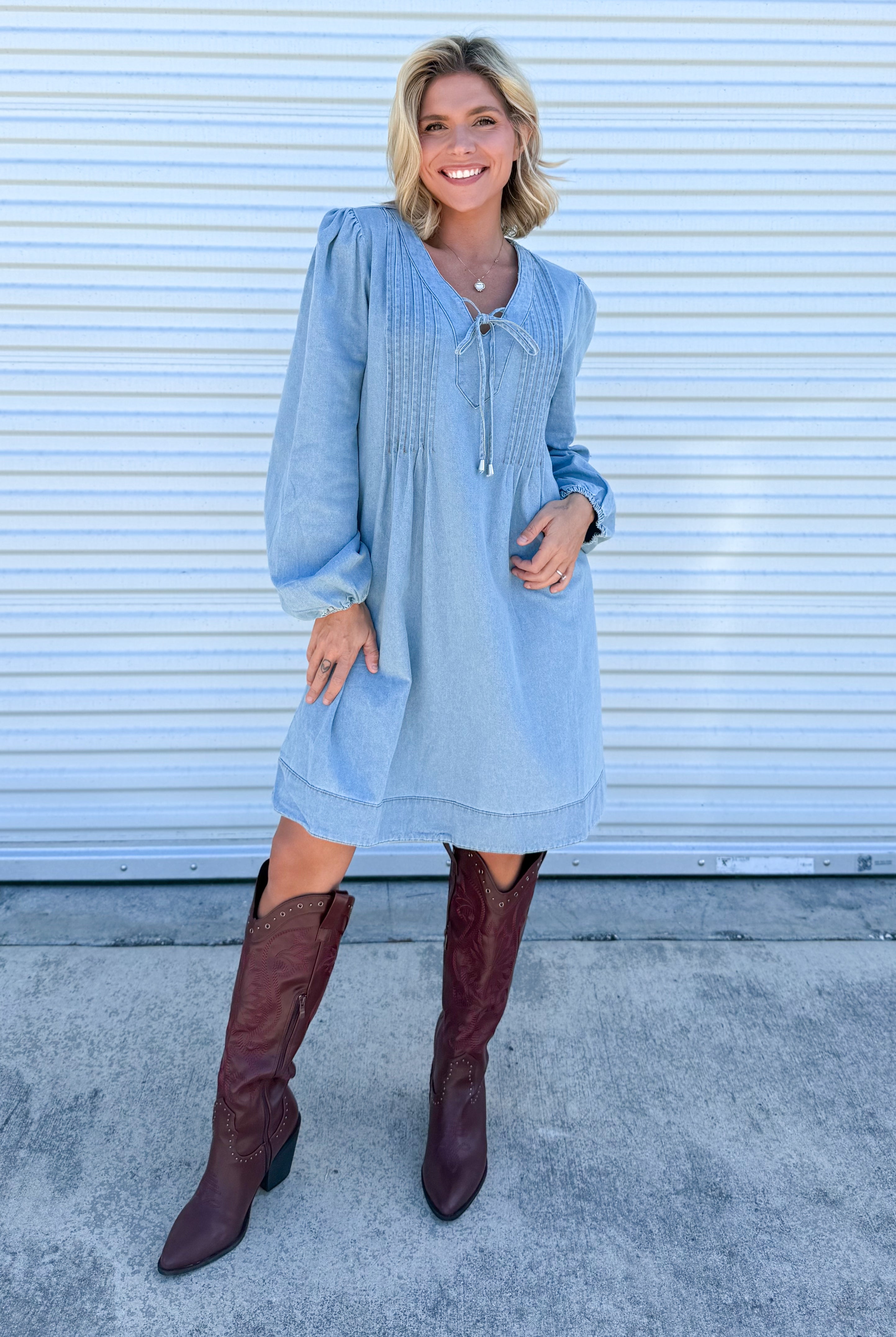 Big Influence Dress-230 DRESSES/JUMPSUITS/ROMPERS-ODDI-Heathered Boho Boutique, Women's Fashion and Accessories in Palmetto, FL