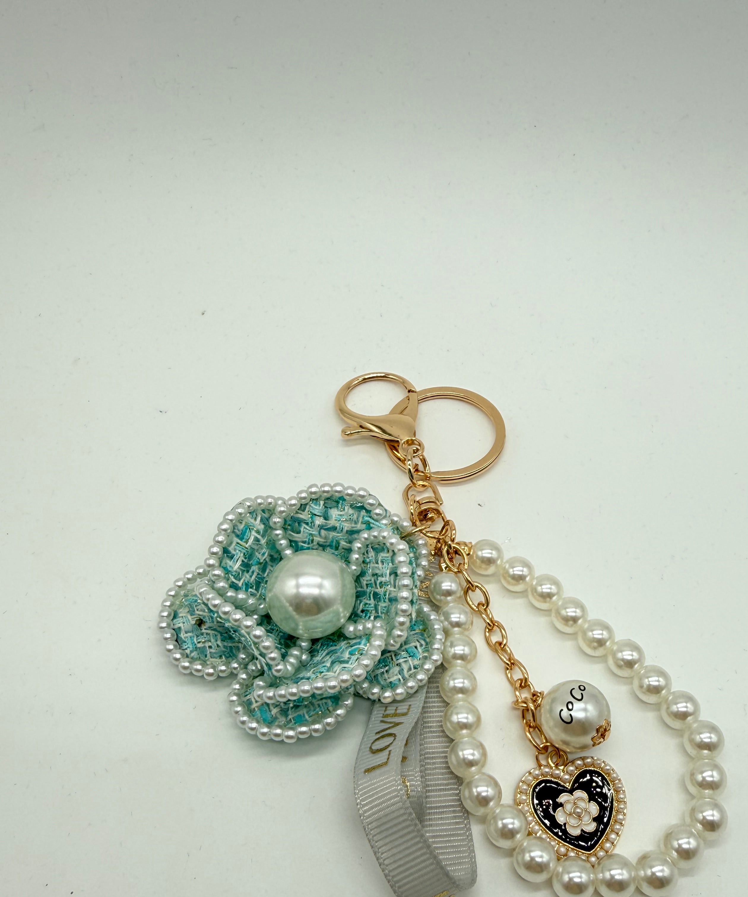 Pearls & Paris Bag Charm 🖤✨-340 Other Accessories-Heathered Boho-Heathered Boho Boutique, Women's Fashion and Accessories in Palmetto, FL