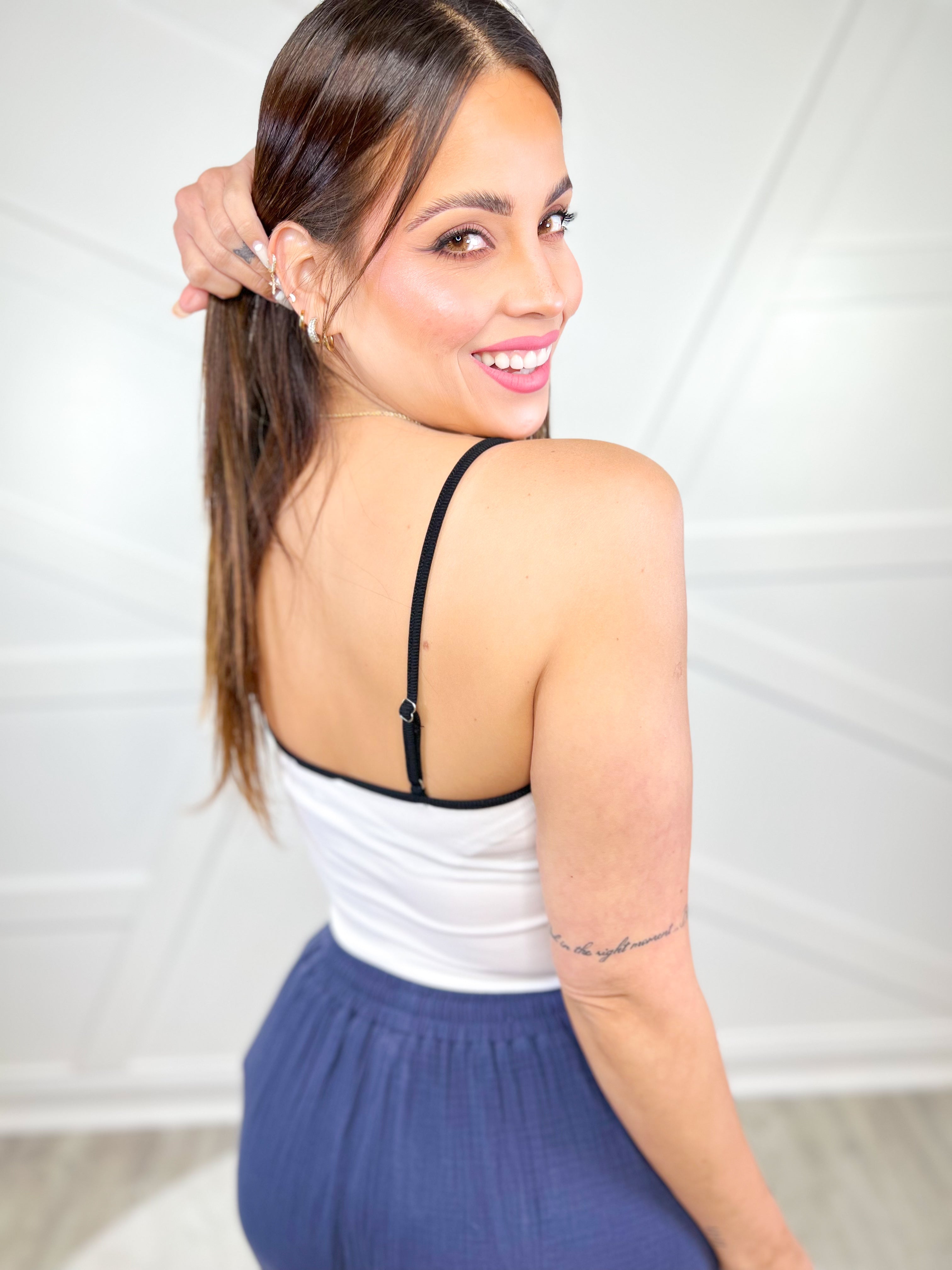 Lookin' Cute Tank Top-100 TANK/CROP TOPS-Blu Pepper-Heathered Boho Boutique, Women's Fashion and Accessories in Palmetto, FL