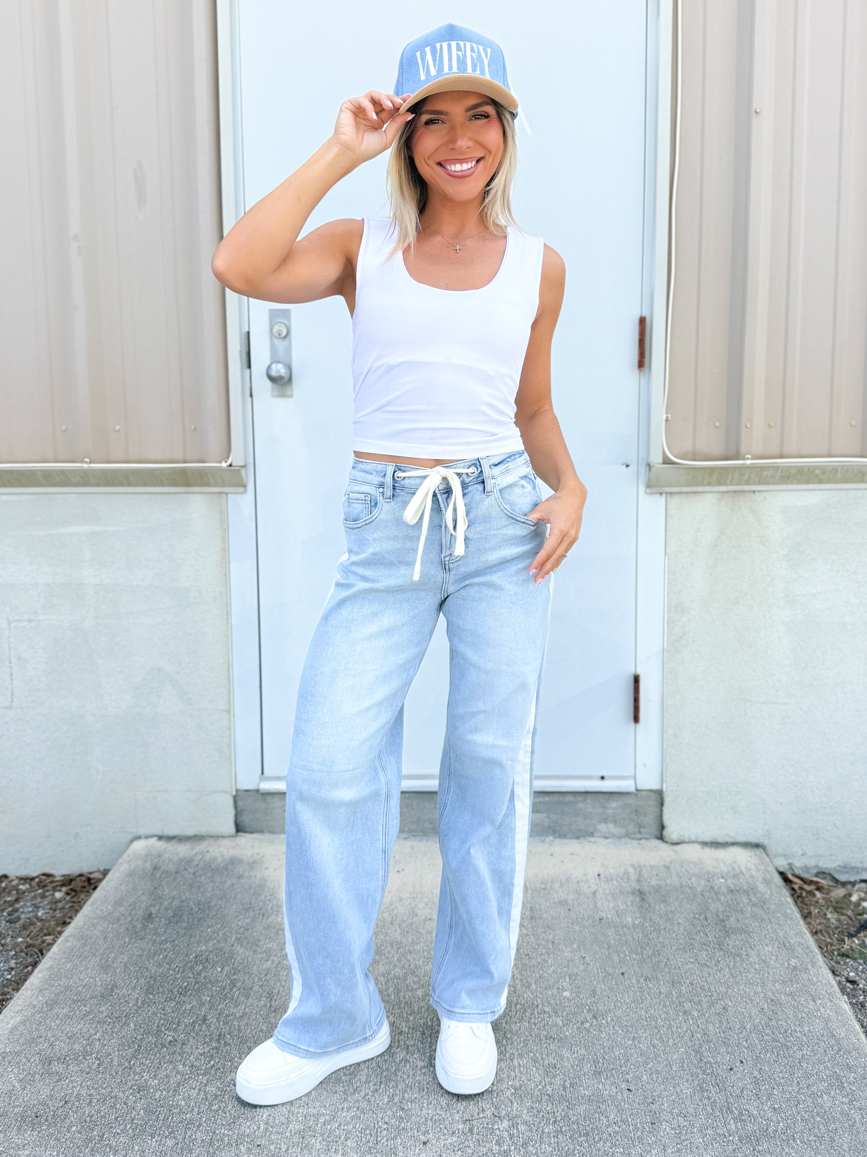 The Downtown Drift Baggy Jeans-190 JEANS-RISEN-Heathered Boho Boutique, Women's Fashion and Accessories in Palmetto, FL