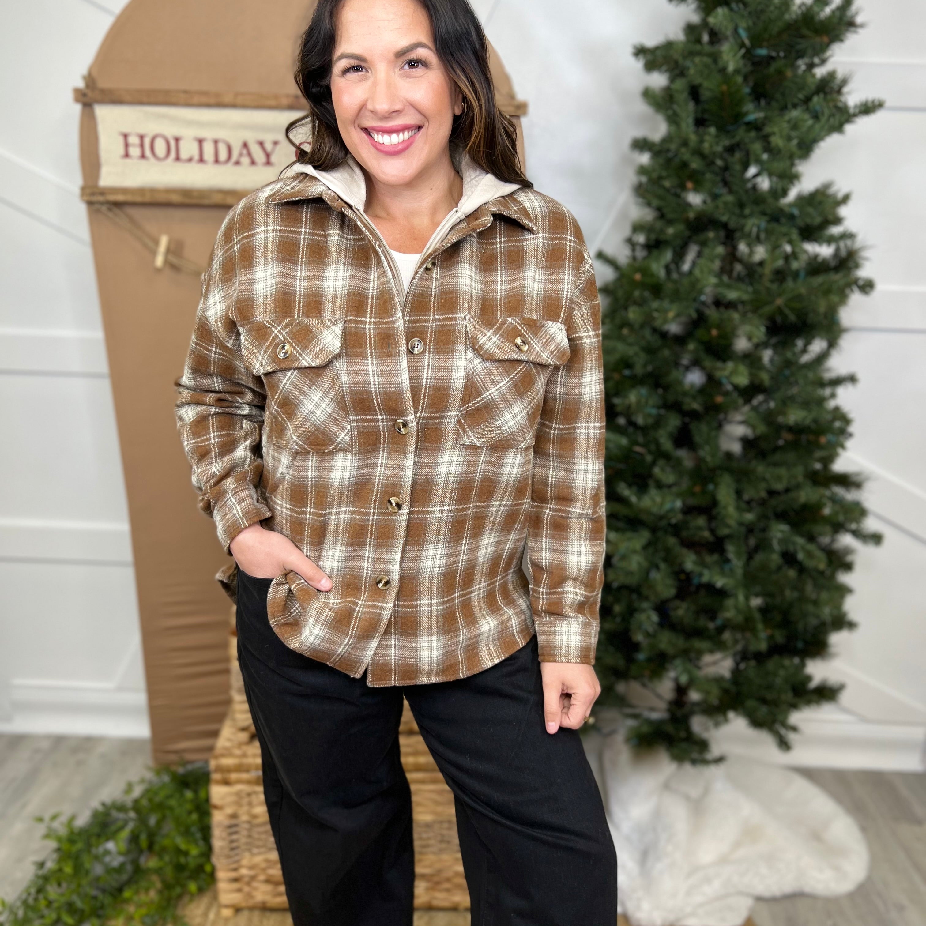 Live Your Best Life Jacket-210 HOODIES-Staccato-Heathered Boho Boutique, Women's Fashion and Accessories in Palmetto, FL