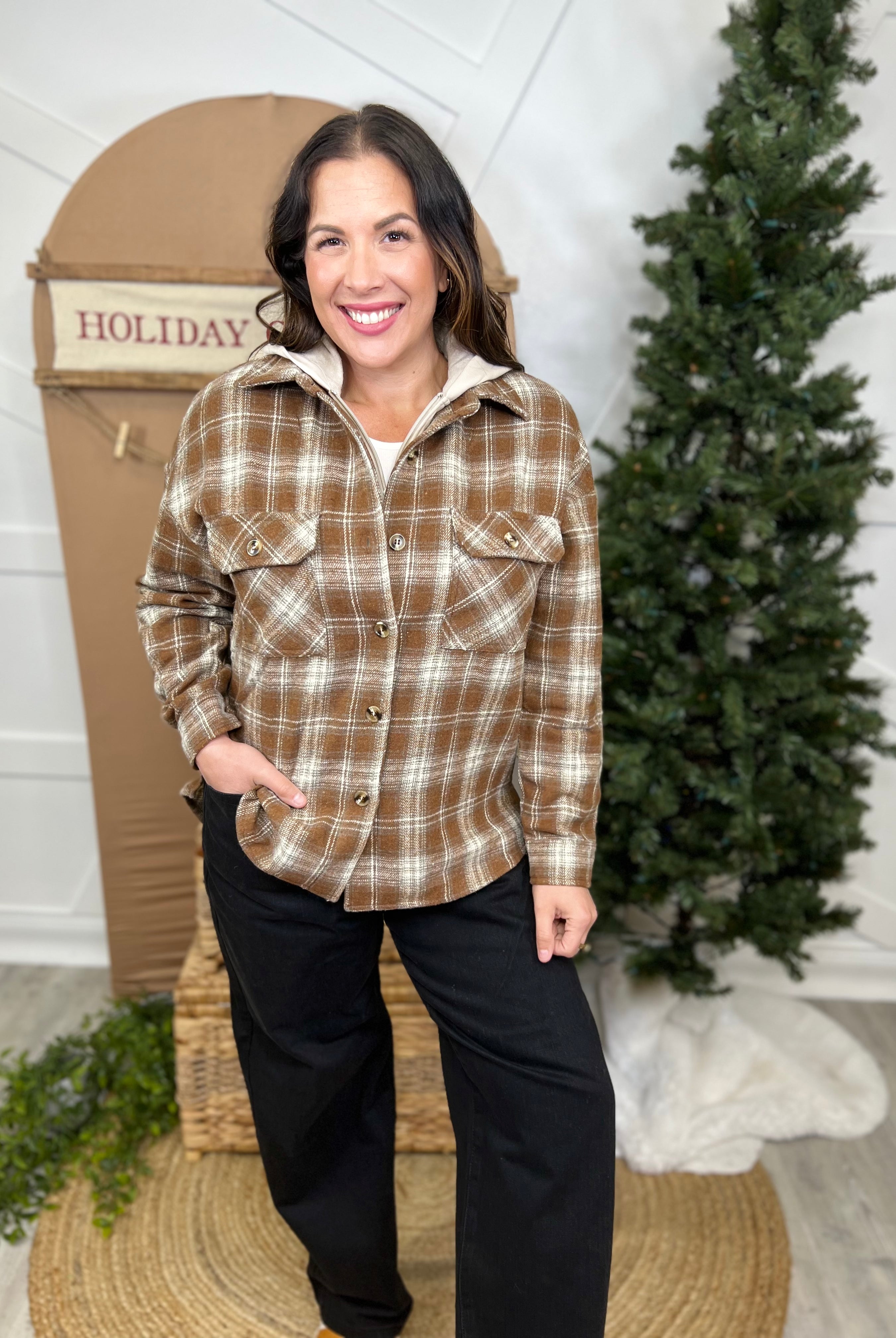 Live Your Best Life Jacket-210 HOODIES-Staccato-Heathered Boho Boutique, Women's Fashion and Accessories in Palmetto, FL