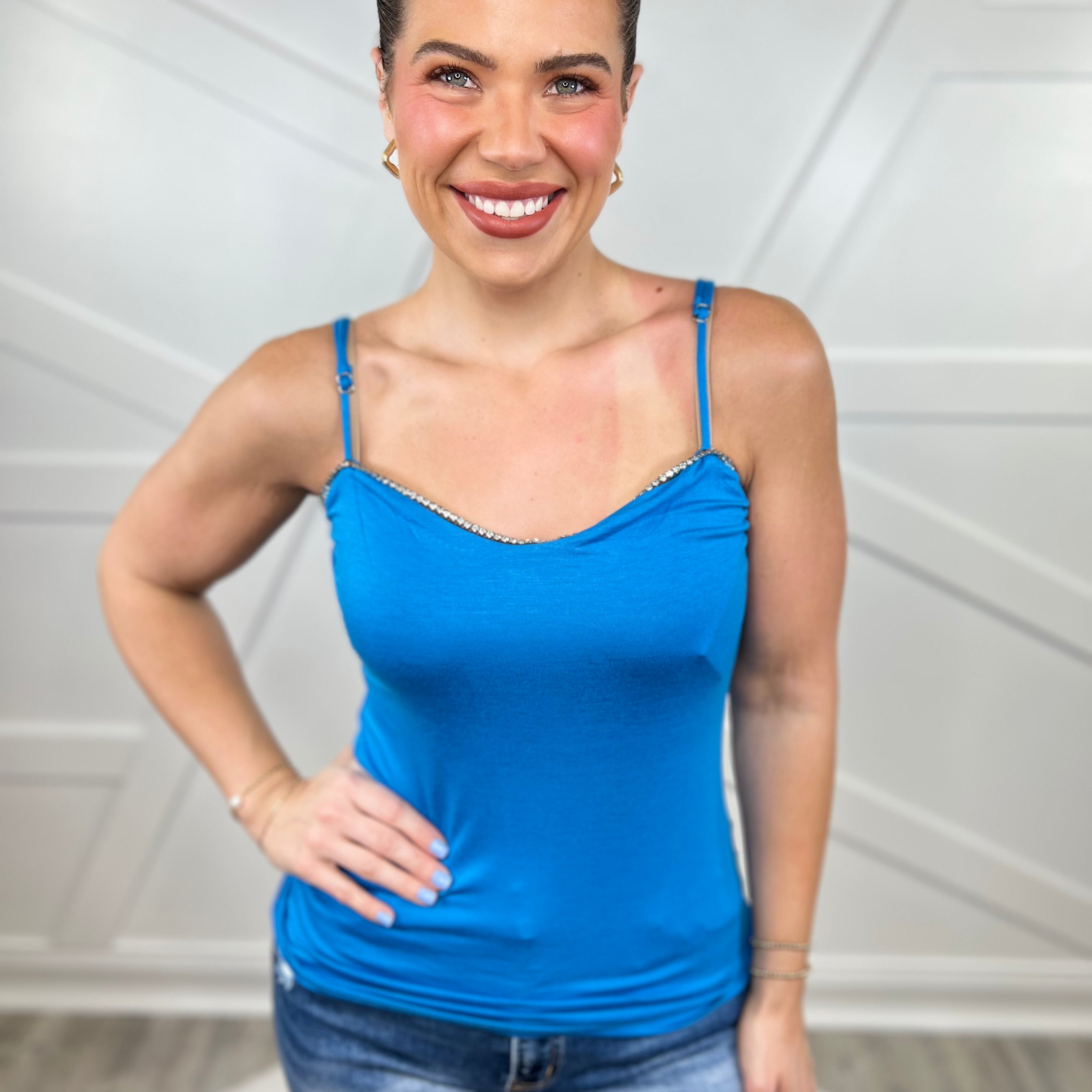 Walk the Line Tank Top-100 TANK/CROP TOPS-VOCAL-Heathered Boho Boutique, Women's Fashion and Accessories in Palmetto, FL