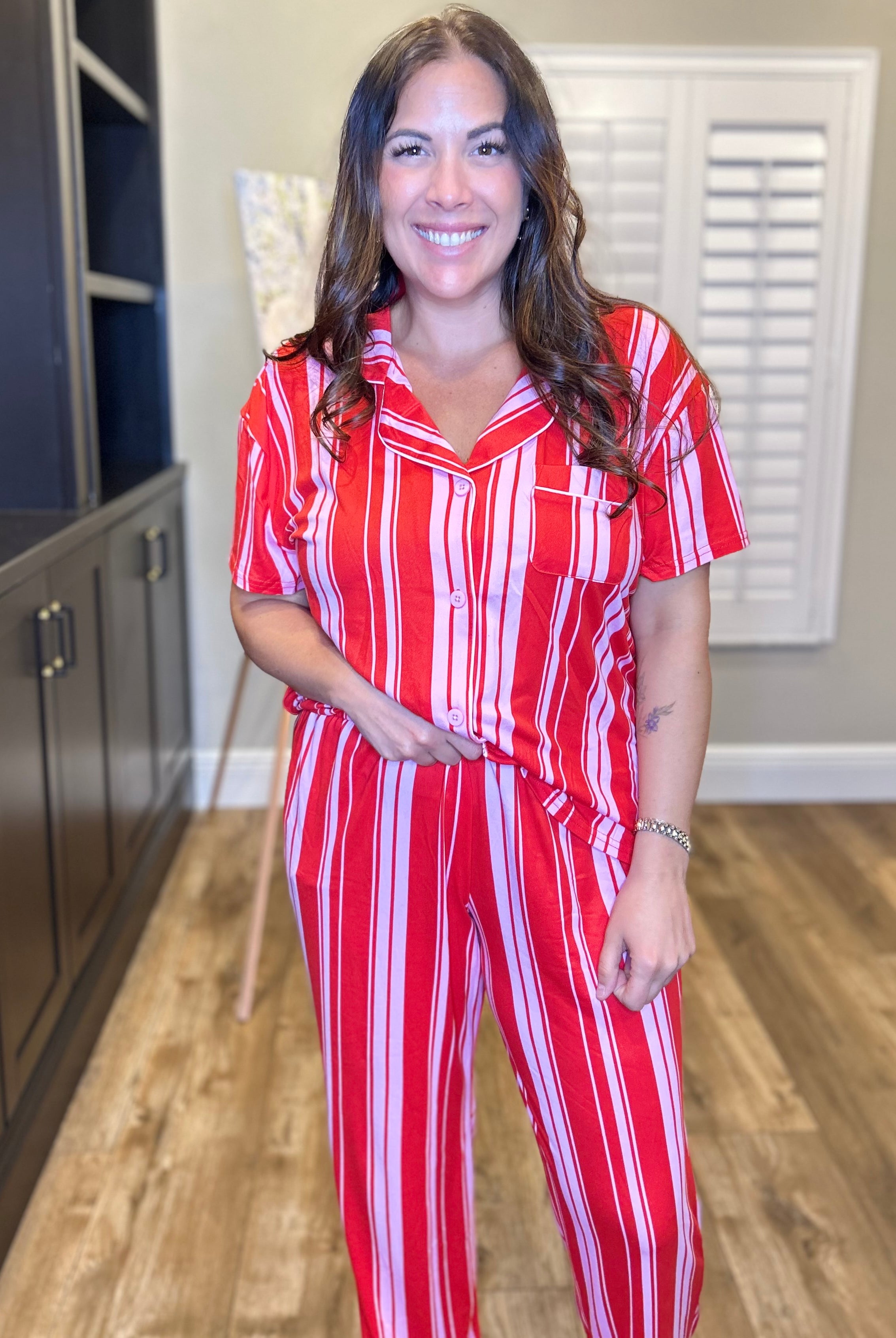 Reset Rest Pajama Pants-150 PANTS-Shop Iris Basic-Heathered Boho Boutique, Women's Fashion and Accessories in Palmetto, FL