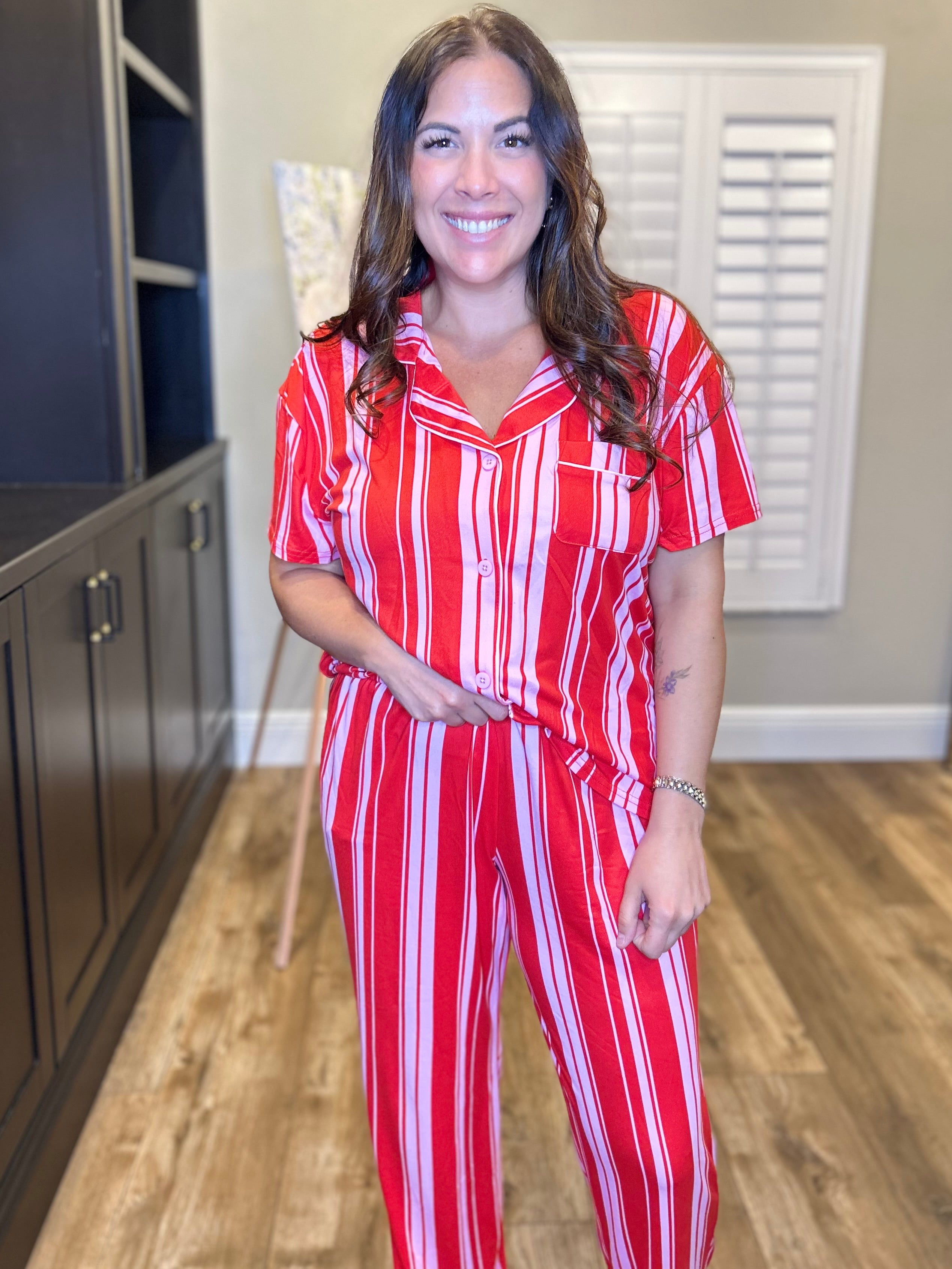 Reset Rest Pajama Pants-150 PANTS-Shop Iris Basic-Heathered Boho Boutique, Women's Fashion and Accessories in Palmetto, FL