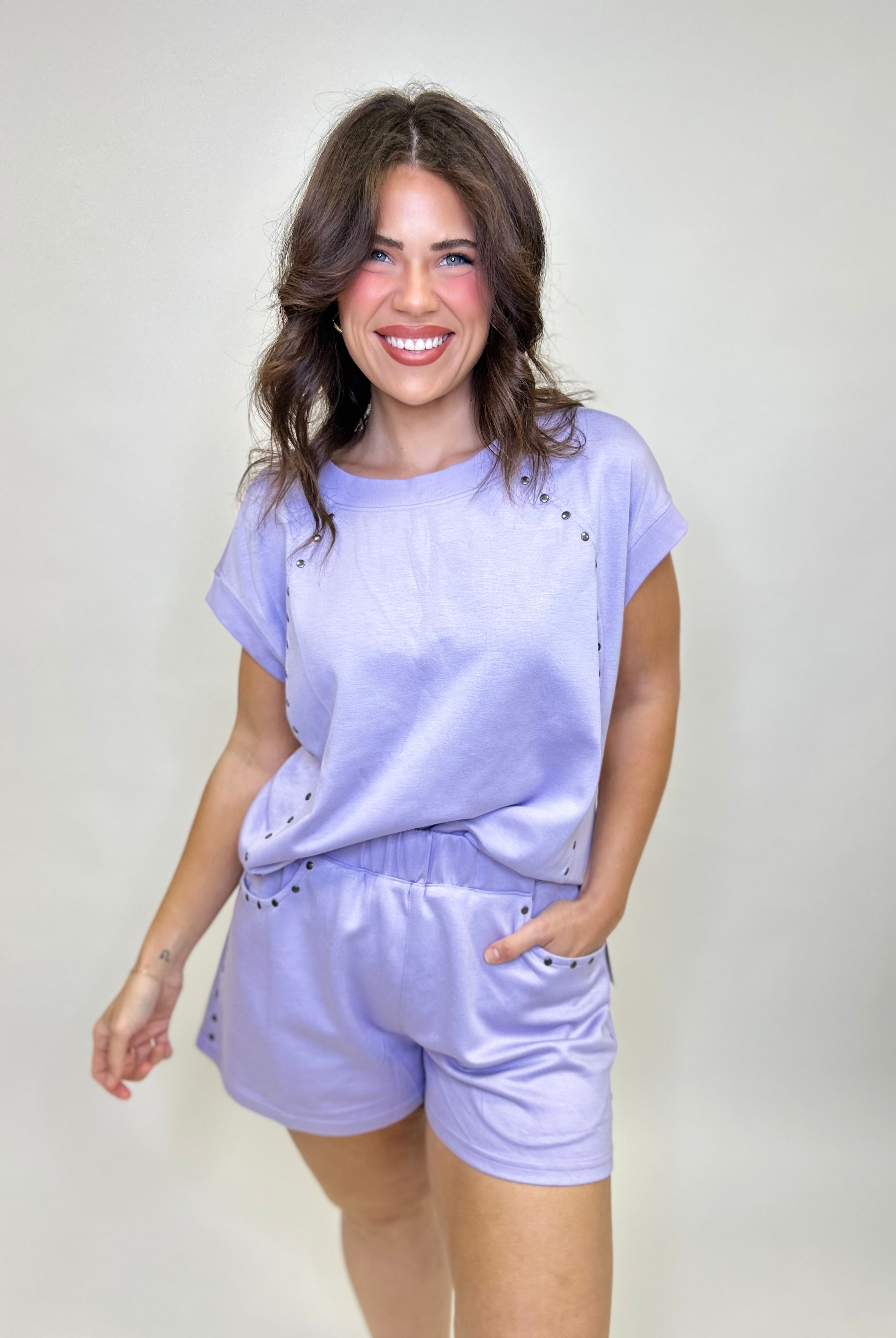 RESTOCK: Just in Time Shorts-160 shorts-WHITE BIRCH-Heathered Boho Boutique, Women's Fashion and Accessories in Palmetto, FL