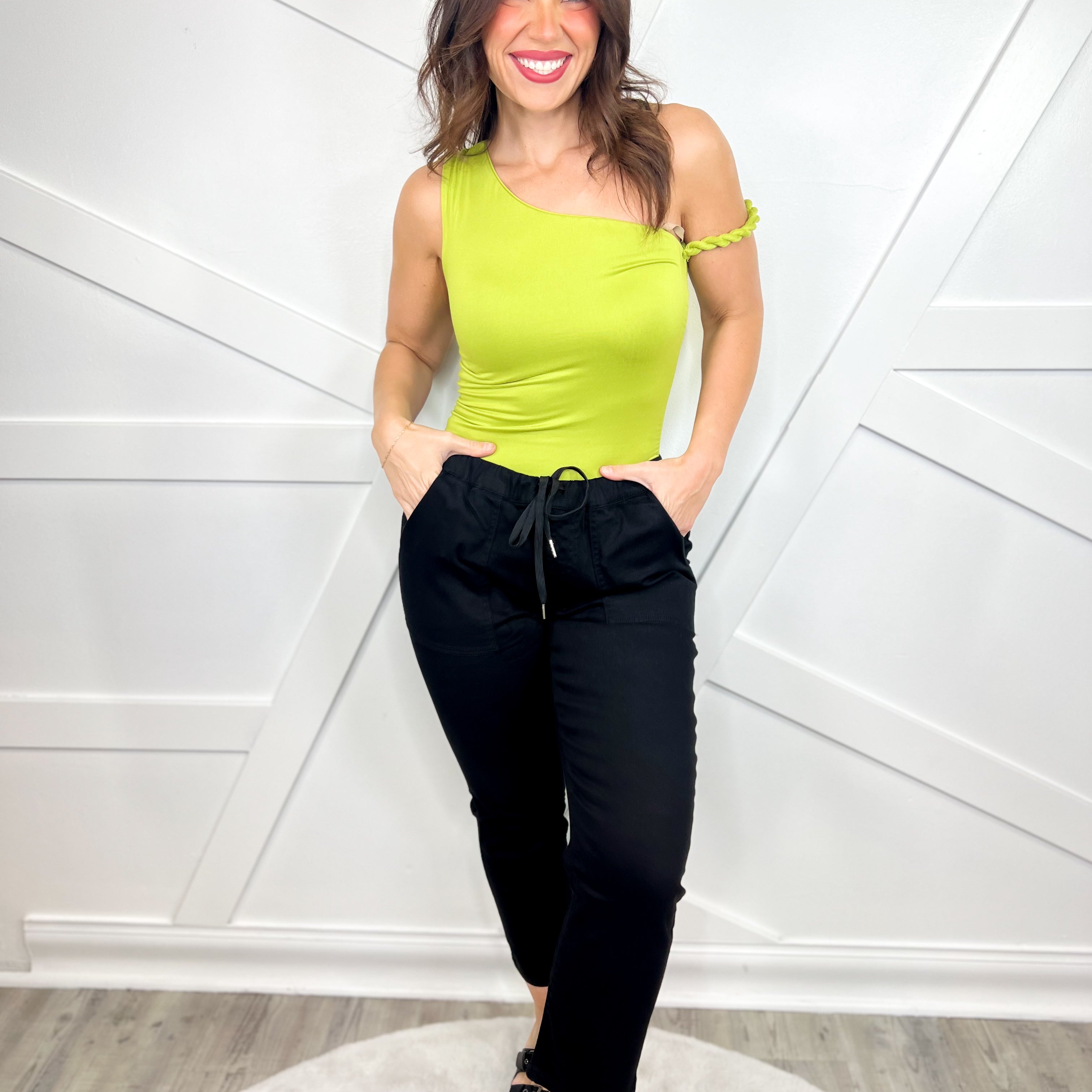 Restock: Key to Style Straight Leg Pants - Black-150 PANTS-YMI-Heathered Boho Boutique, Women's Fashion and Accessories in Palmetto, FL