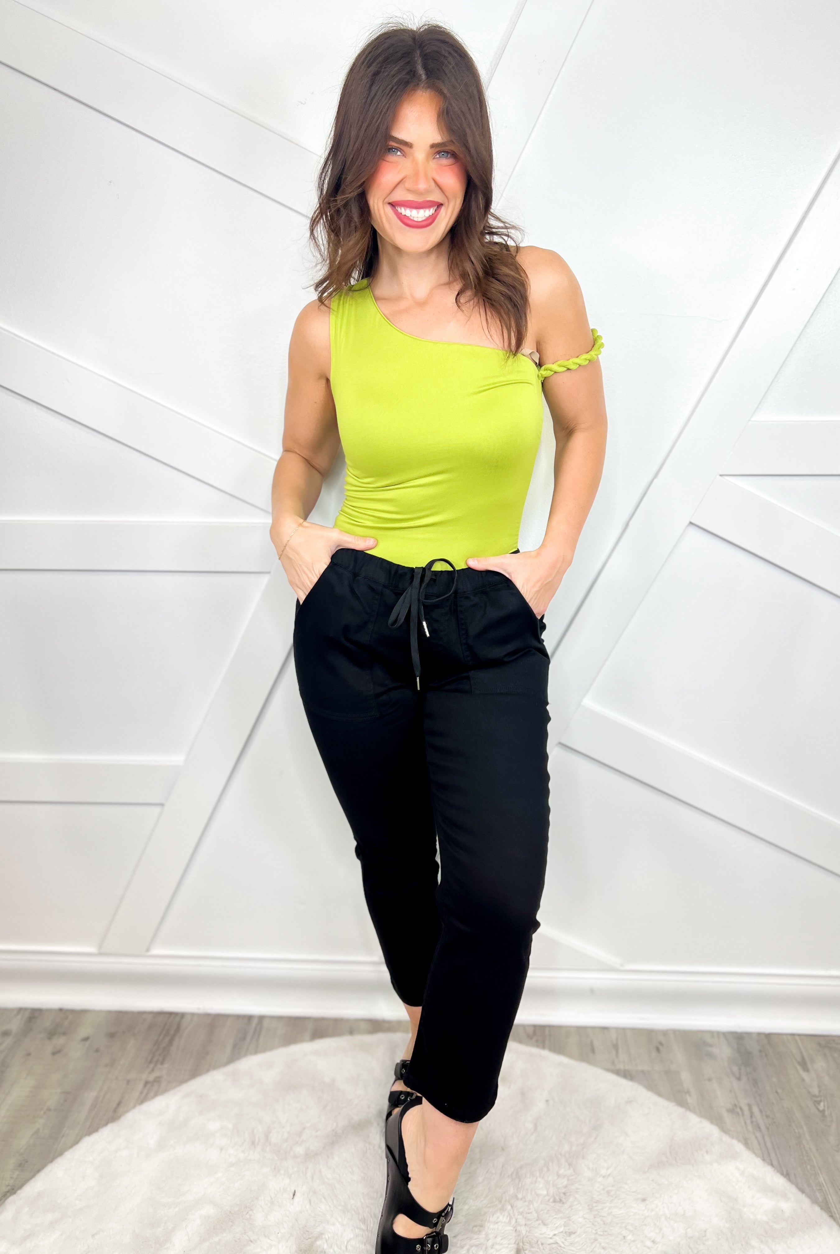 Restock: Key to Style Straight Leg Pants - Black-150 PANTS-YMI-Heathered Boho Boutique, Women's Fashion and Accessories in Palmetto, FL