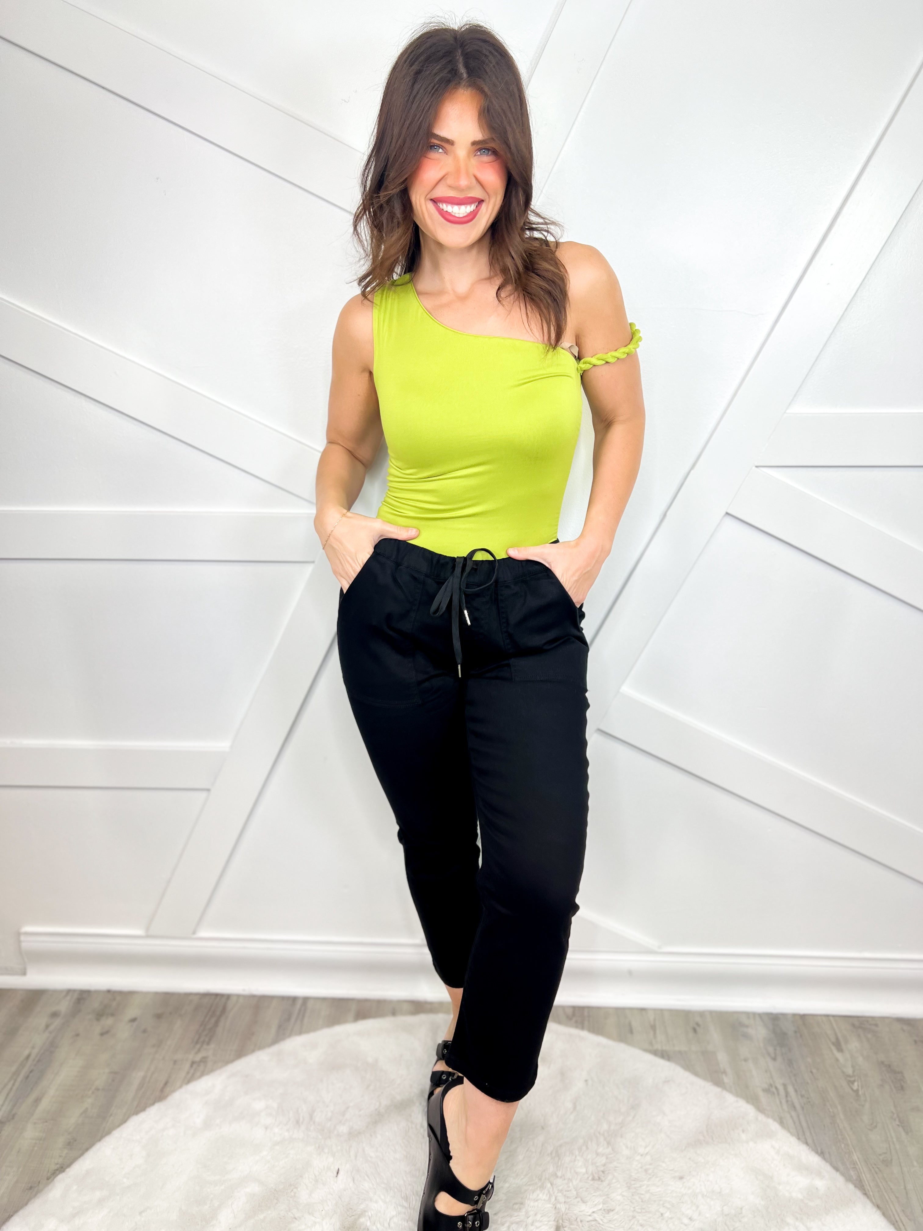 Restock: Key to Style Straight Leg Pants - Black-150 PANTS-YMI-Heathered Boho Boutique, Women's Fashion and Accessories in Palmetto, FL