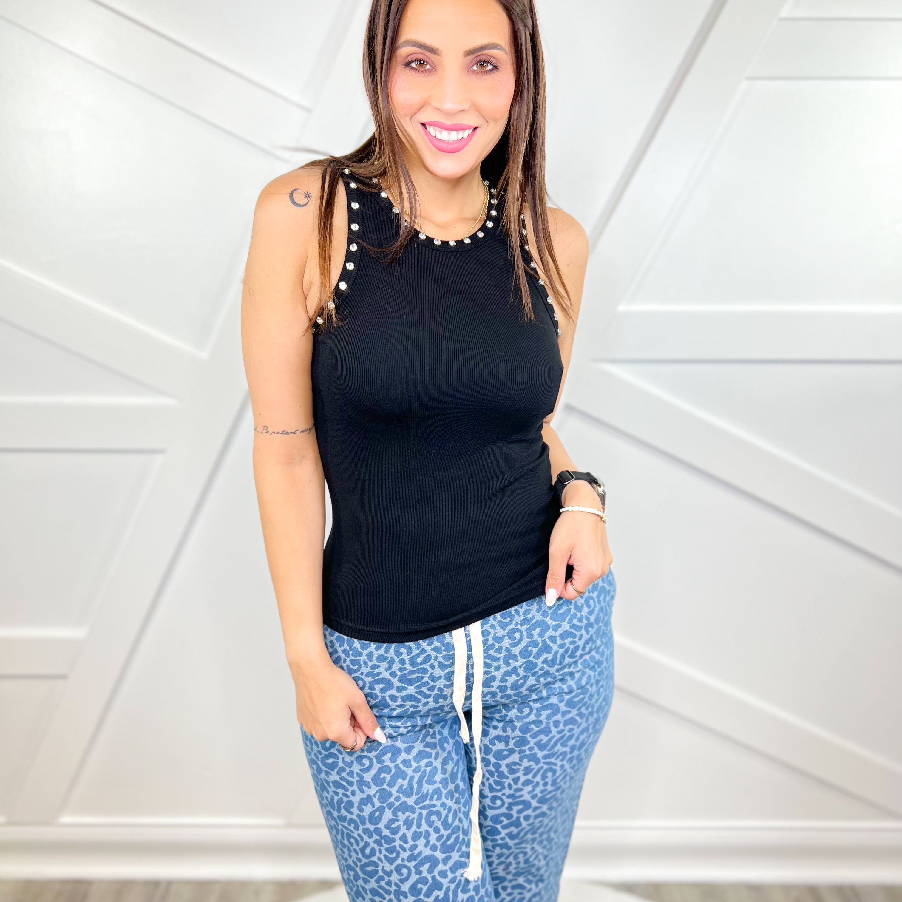 Restock: Diamond Girl Tank Top-100 Tank/Crop Tops-White Birch-Heathered Boho Boutique, Women's Fashion and Accessories in Palmetto, FL