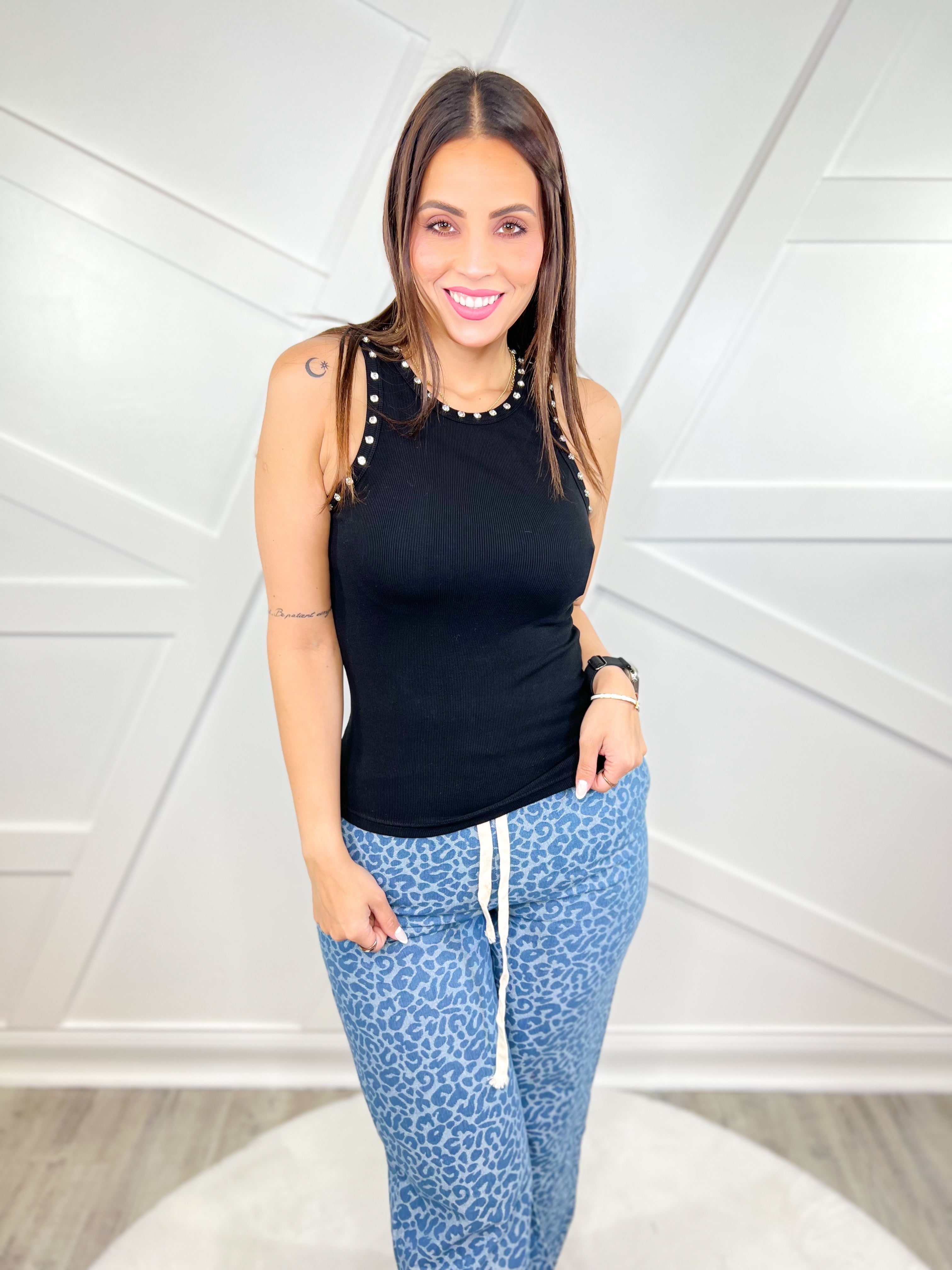 Restock: Diamond Girl Tank Top-100 Tank/Crop Tops-White Birch-Heathered Boho Boutique, Women's Fashion and Accessories in Palmetto, FL