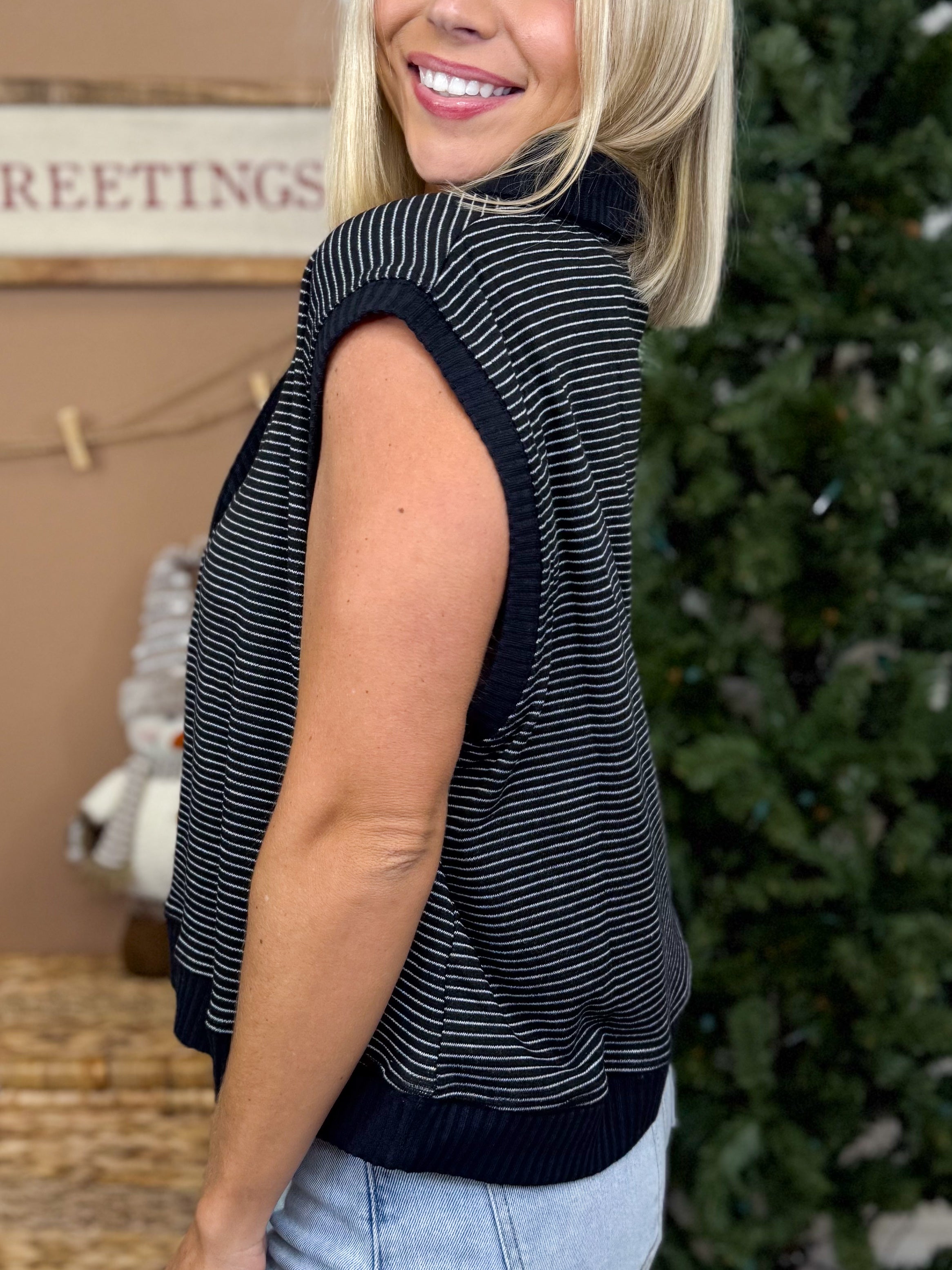 The Essentials Vest Top-110 SHORT SLEEVE TOP-Davi & Dani-Heathered Boho Boutique, Women's Fashion and Accessories in Palmetto, FL