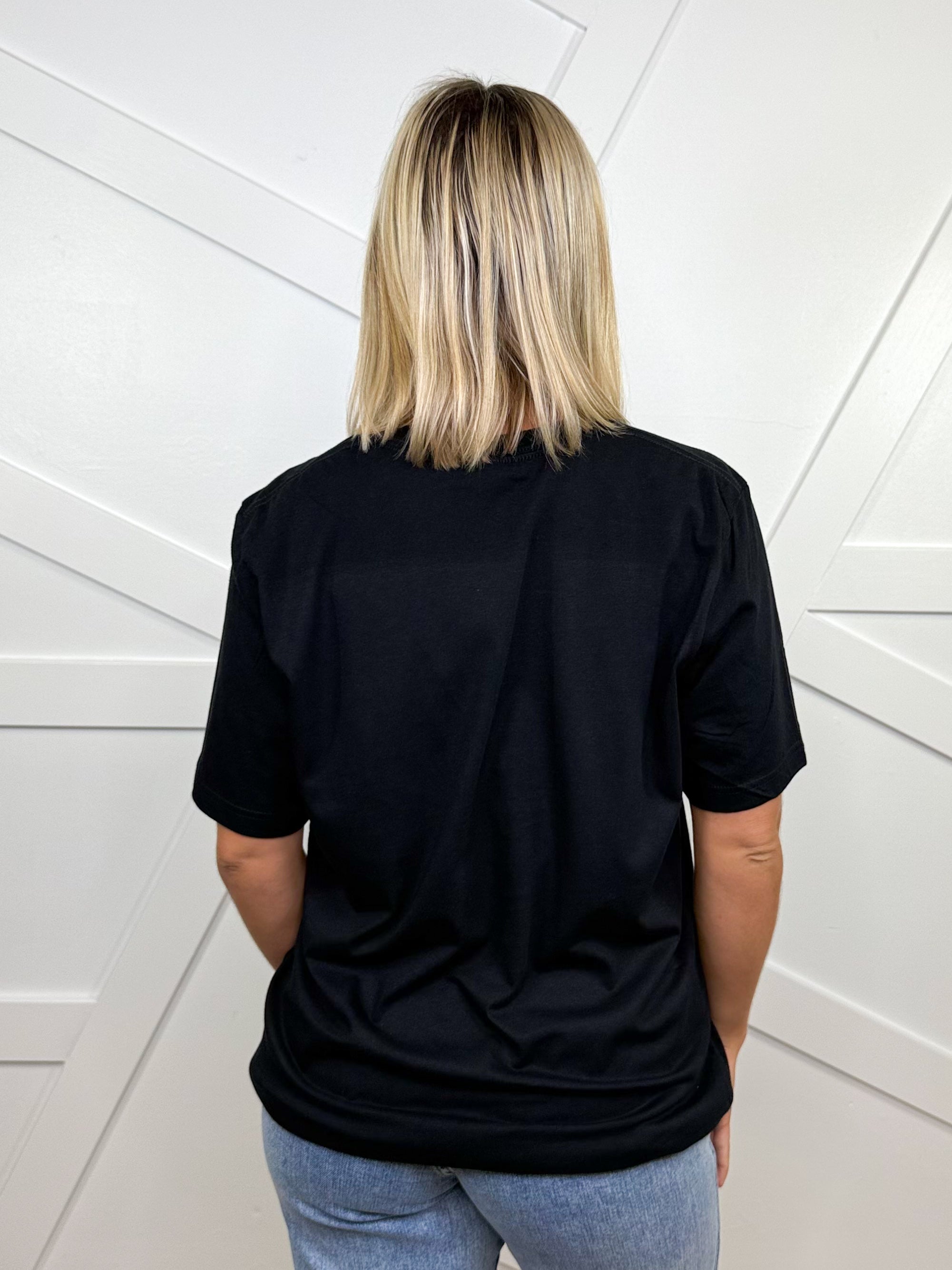 Foil-I Don't Match Energy Graphic Tee - Black-130 Graphic Tees-Heathered Boho-Heathered Boho Boutique, Women's Fashion and Accessories in Palmetto, FL